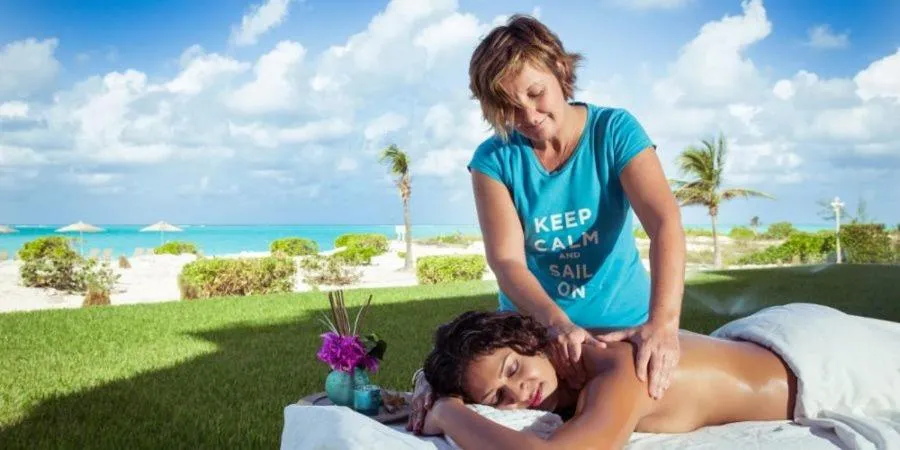 Spa and wellness centre/facilities in The Tuscany on Grace Bay