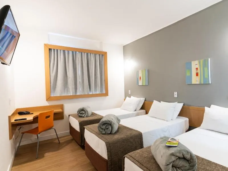 Bed in Hotel Mega Polo