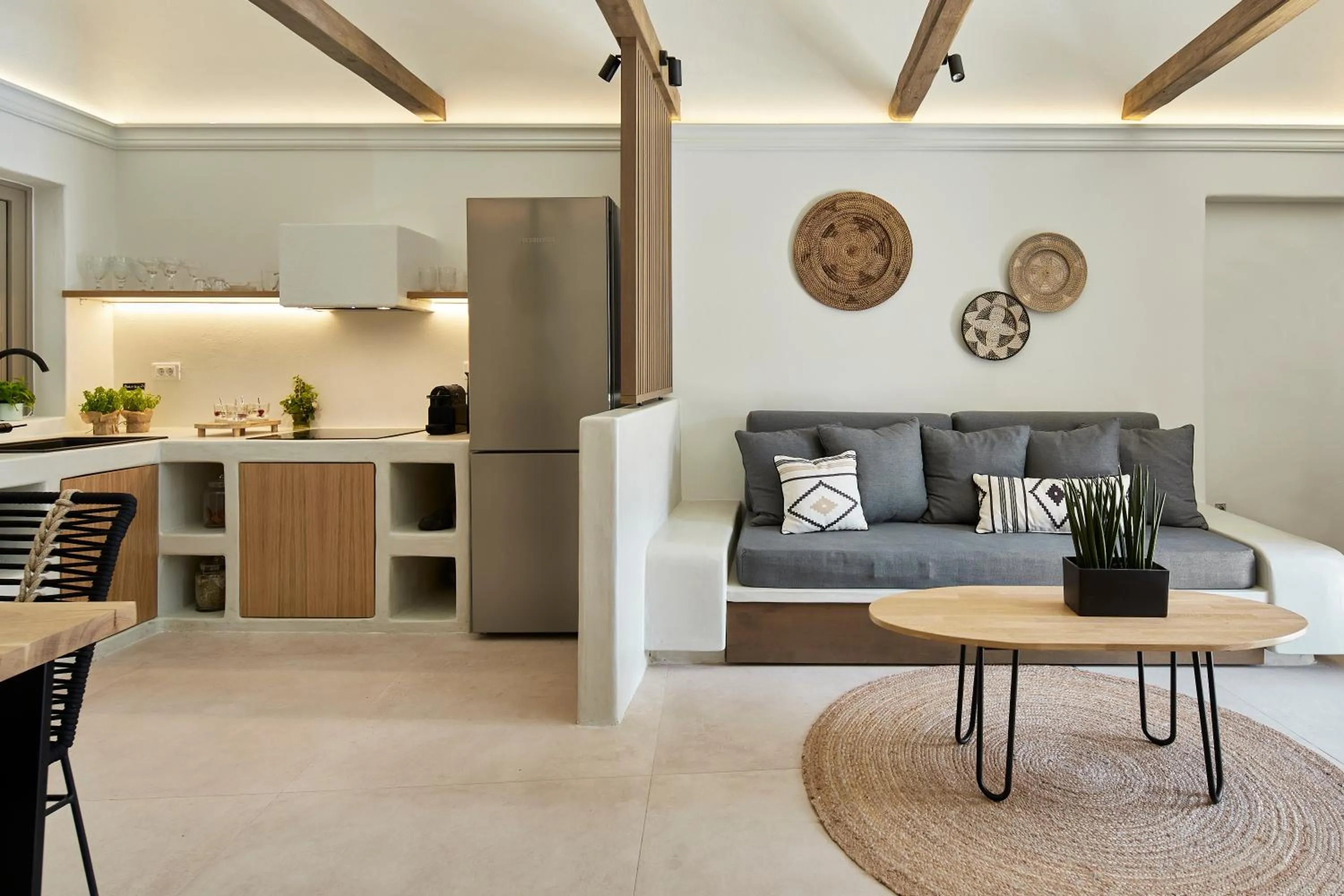 Kitchen or kitchenette in Floria Suites