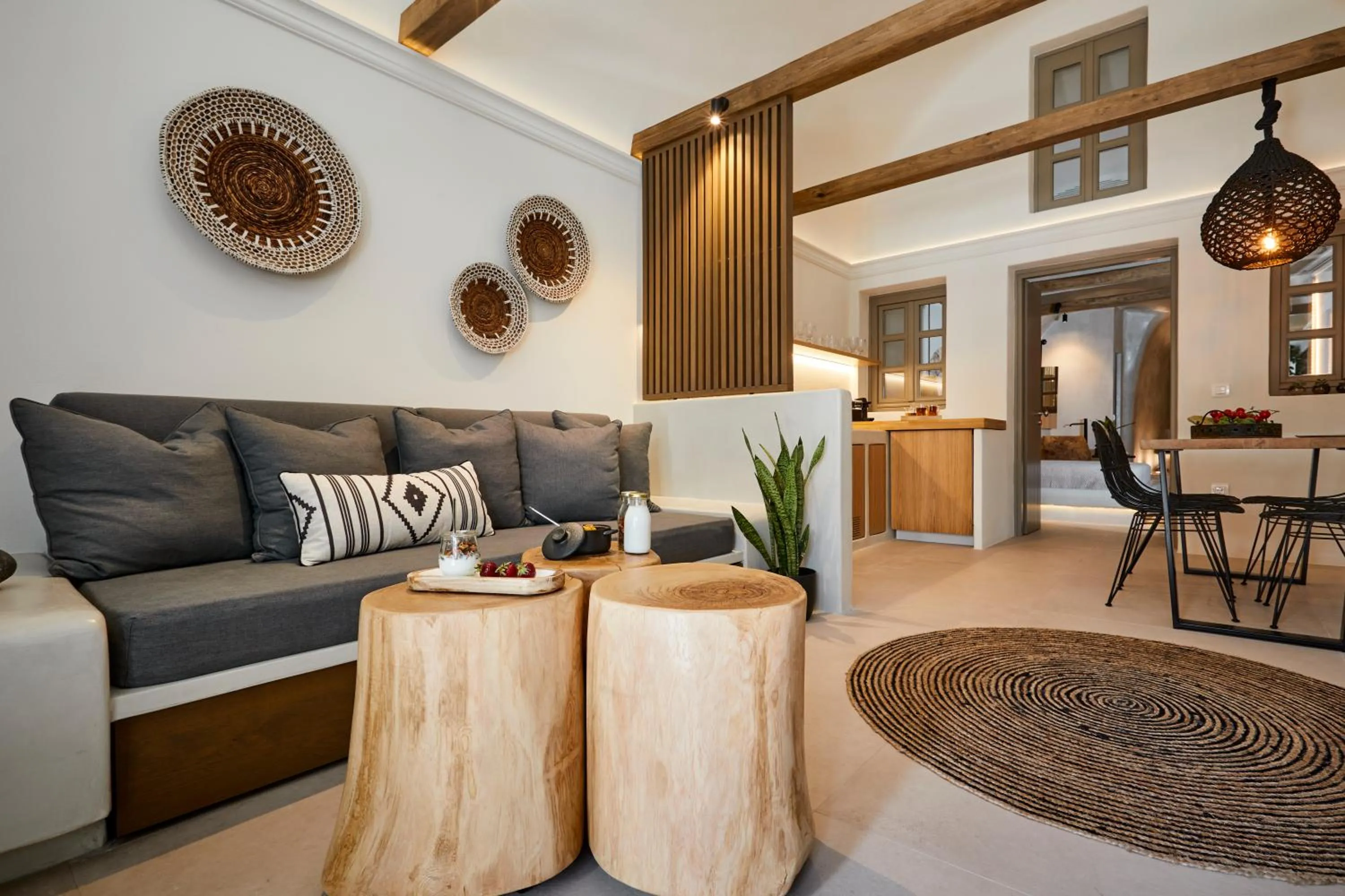 Living room in Floria Suites