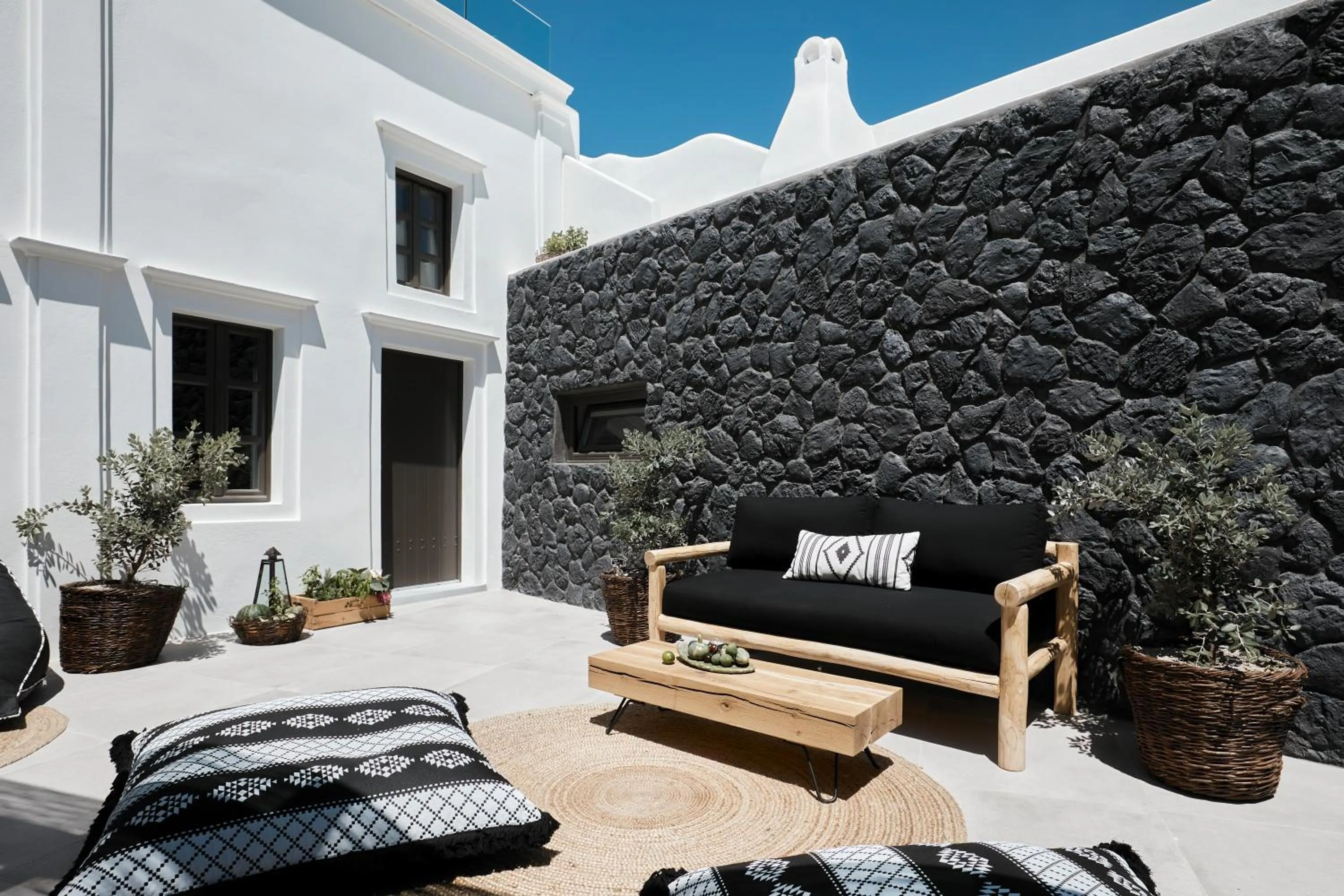 Patio in Floria Suites