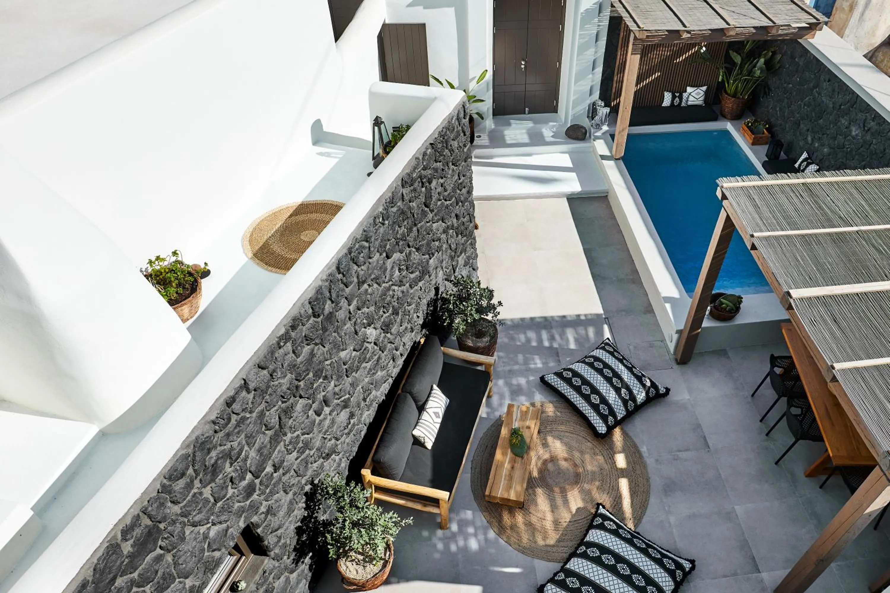 Patio in Floria Suites