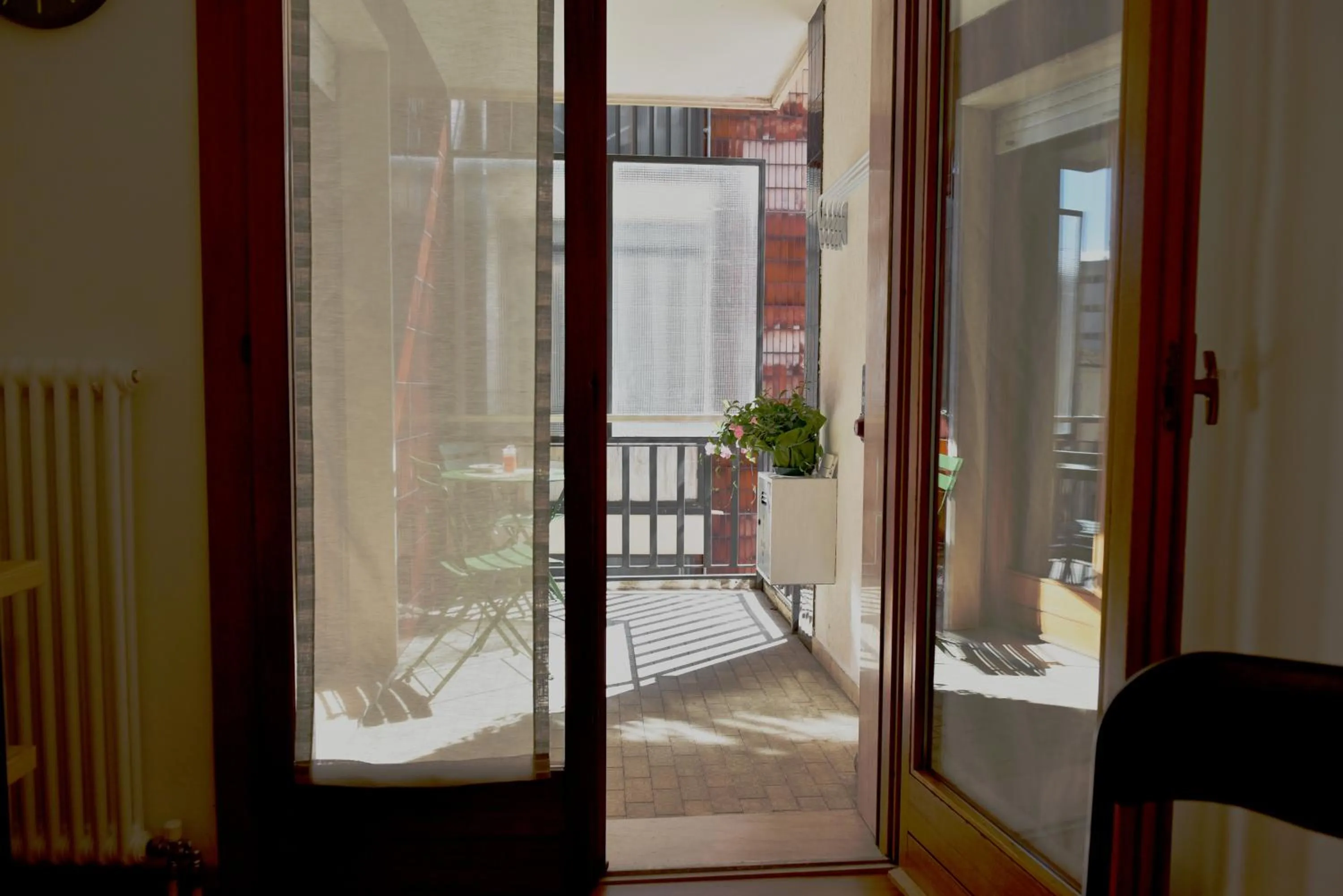 Balcony/Terrace, Bed in B&B DEL VIAGGIATORE