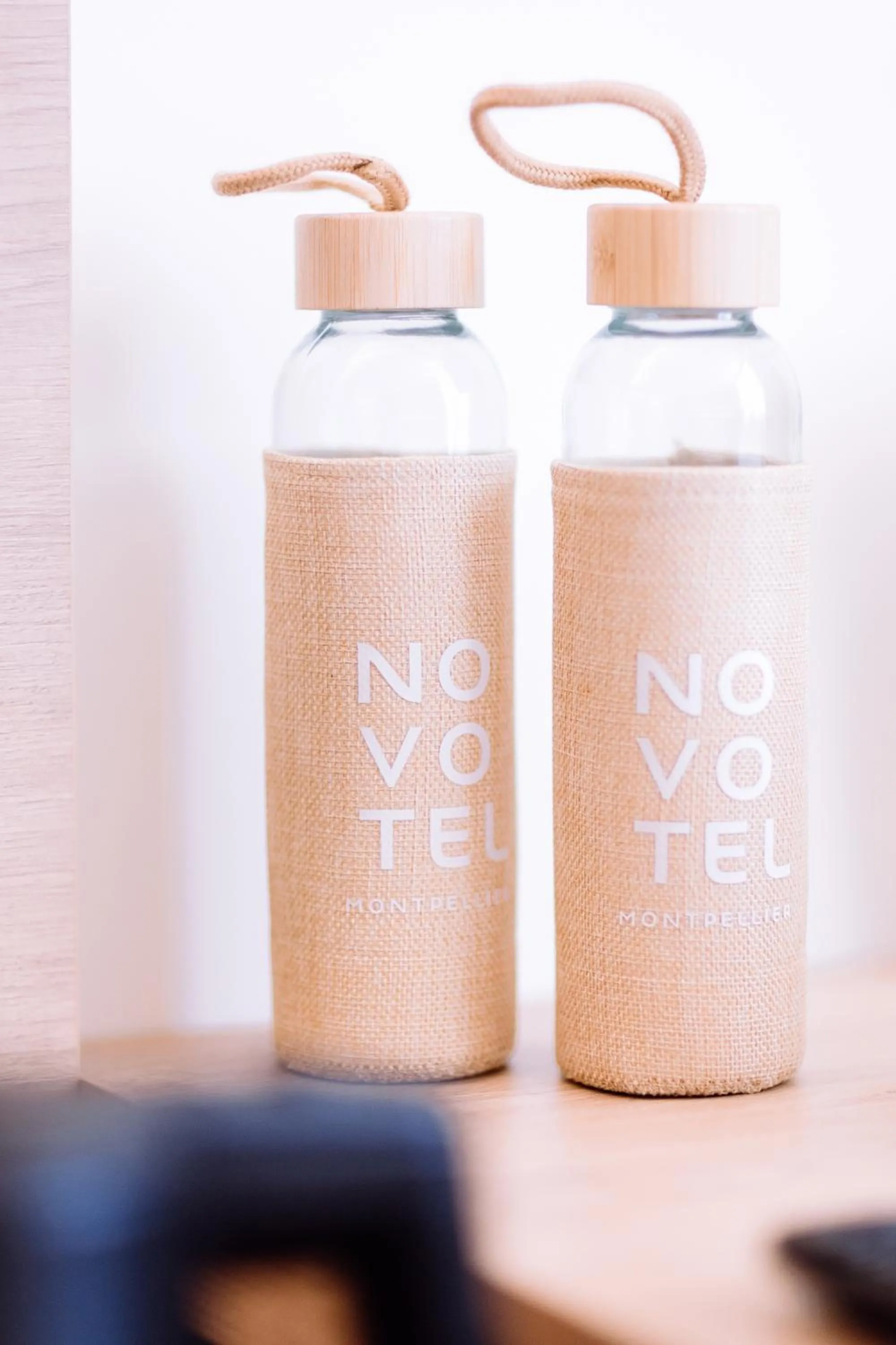 Text overlay in Novotel Montpellier