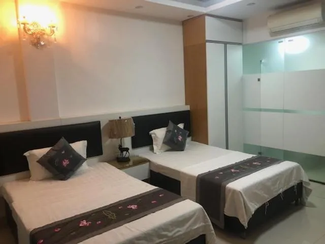 Bed in Linh Anh Hotel