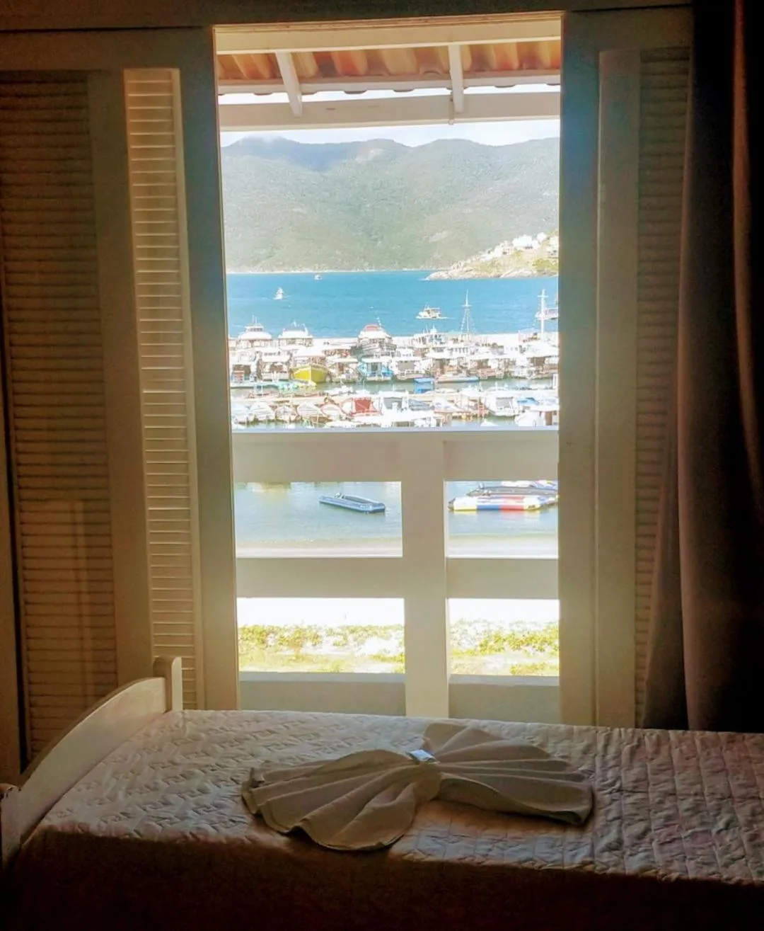 Bedroom, Bed in Pousada Casa da Praia