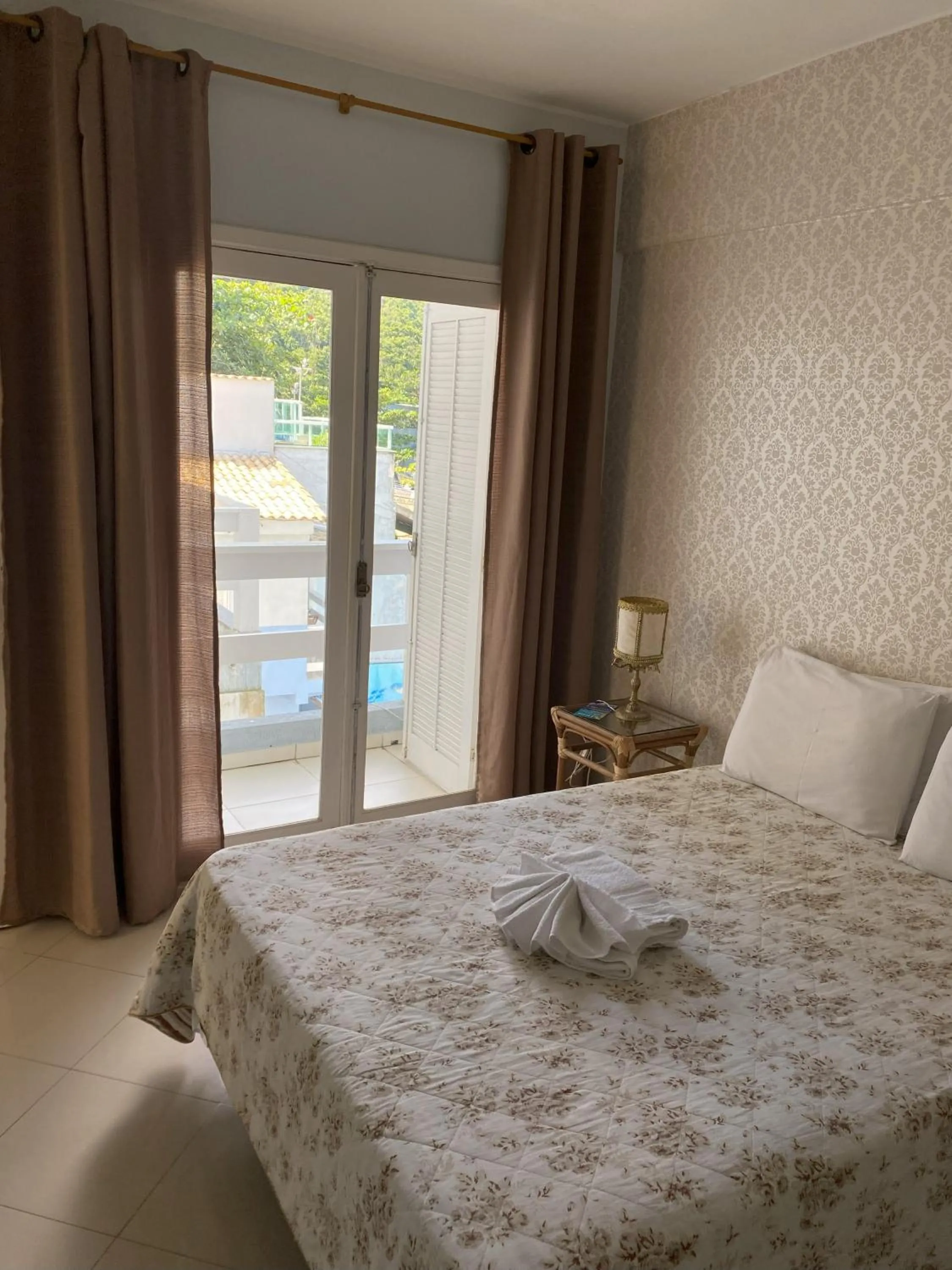 Bed in Pousada Casa da Praia