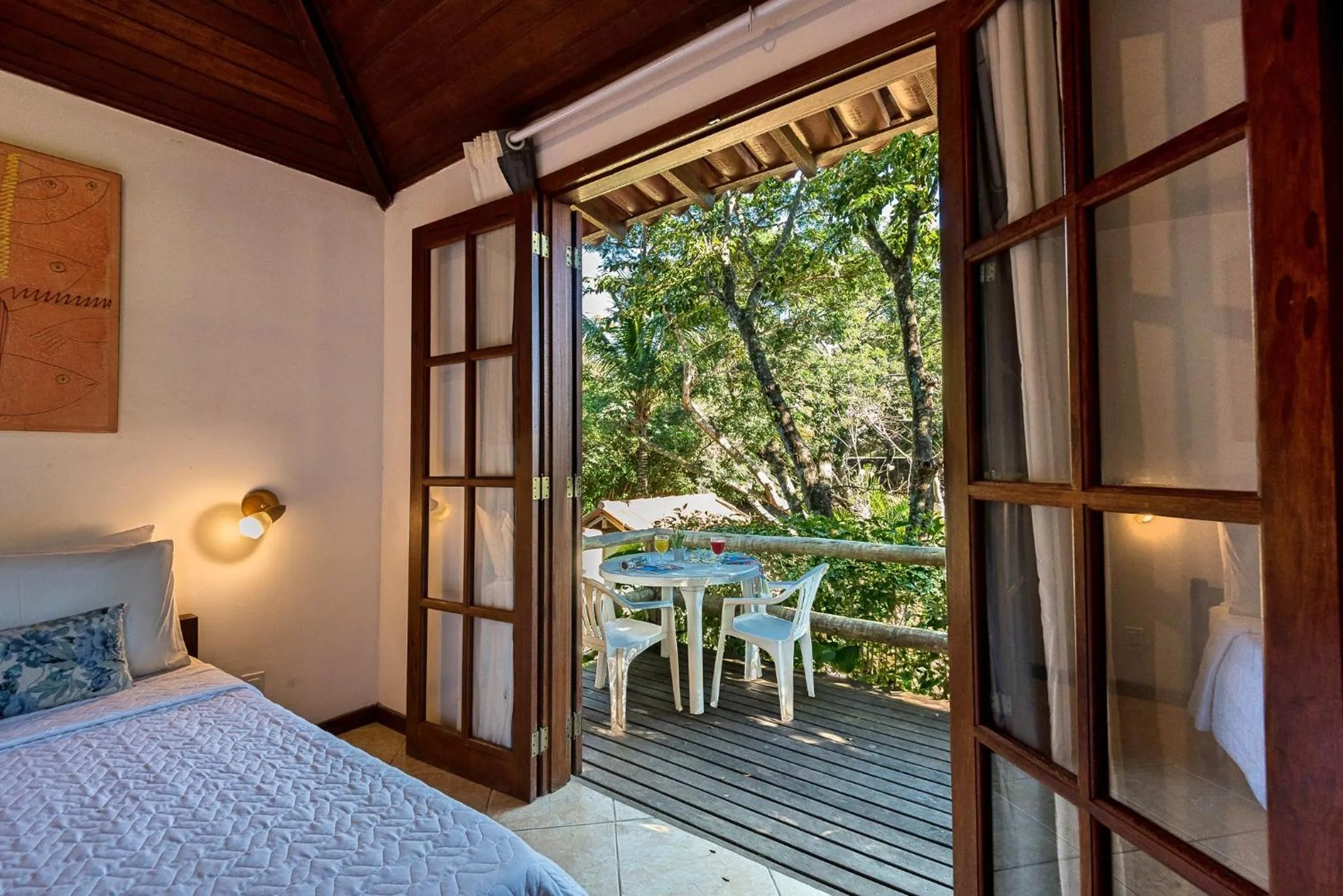 Garden view, Bed in Pousada Happiness - Ferradura