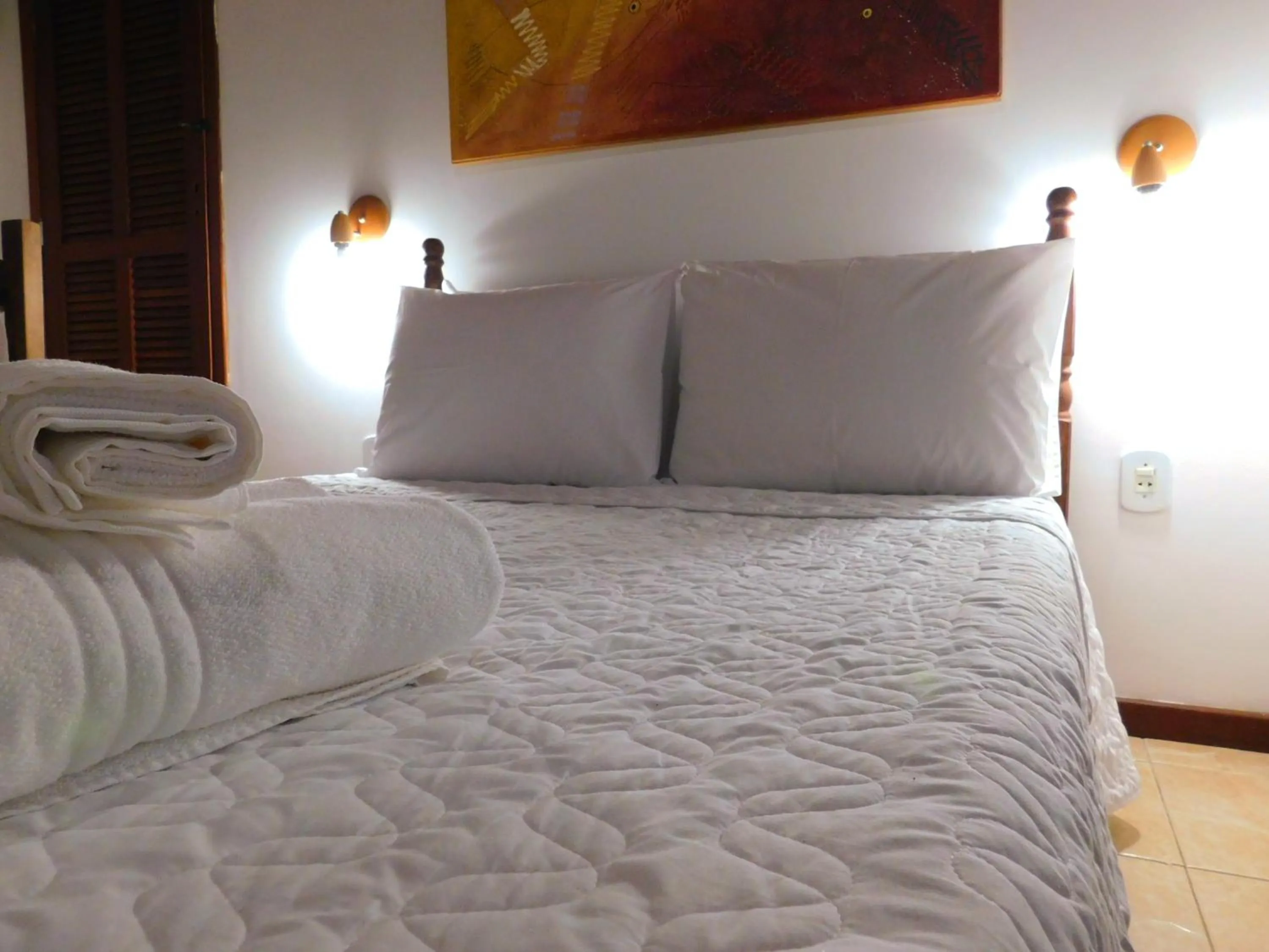 Bed in Pousada Happiness - Ferradura