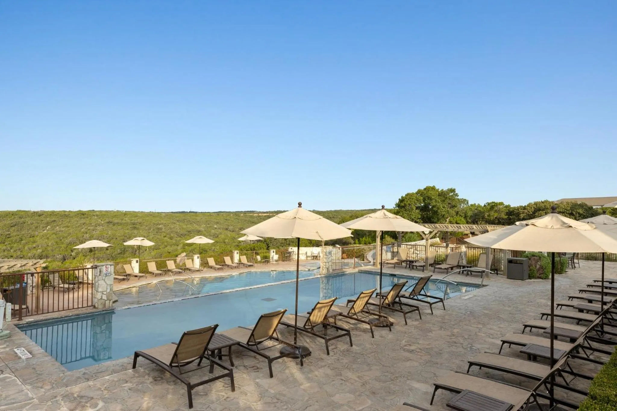 Swimming pool in WorldMark Hunt – Stablewood Springs Resort