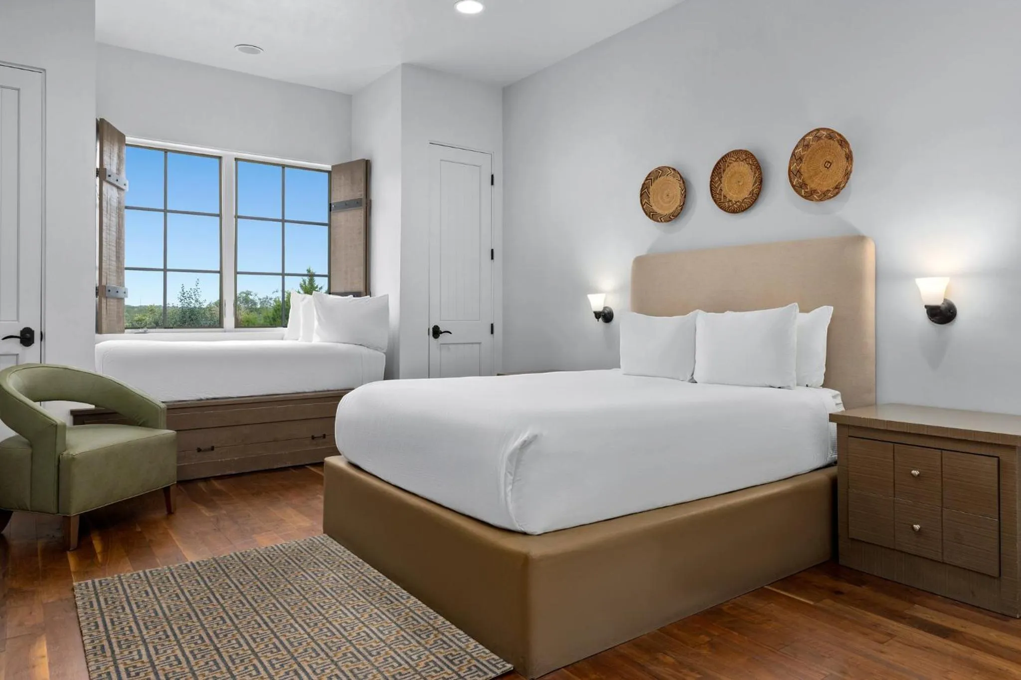 Bedroom, Bed in WorldMark Hunt – Stablewood Springs Resort