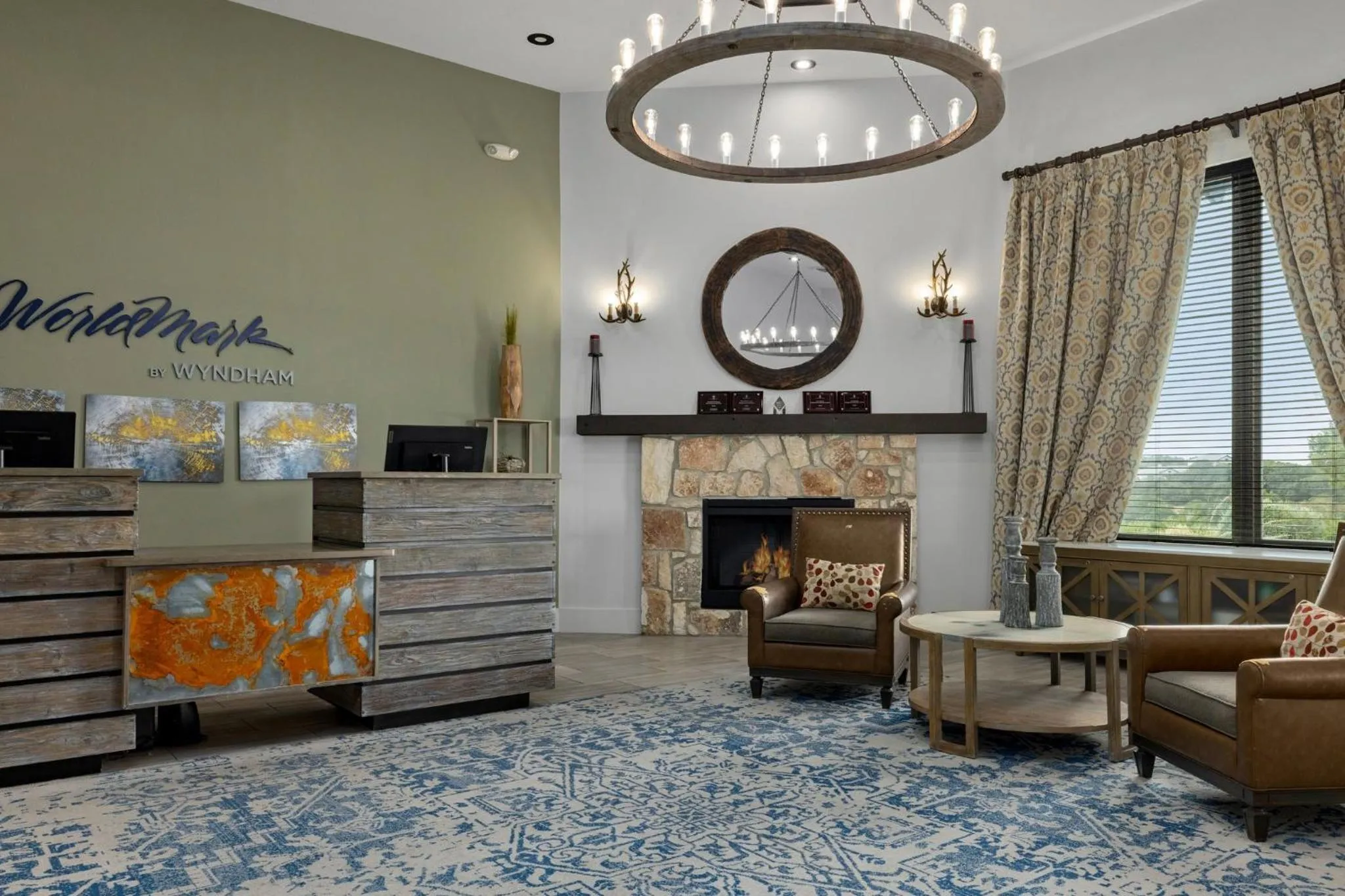 Lobby or reception in WorldMark Hunt – Stablewood Springs Resort