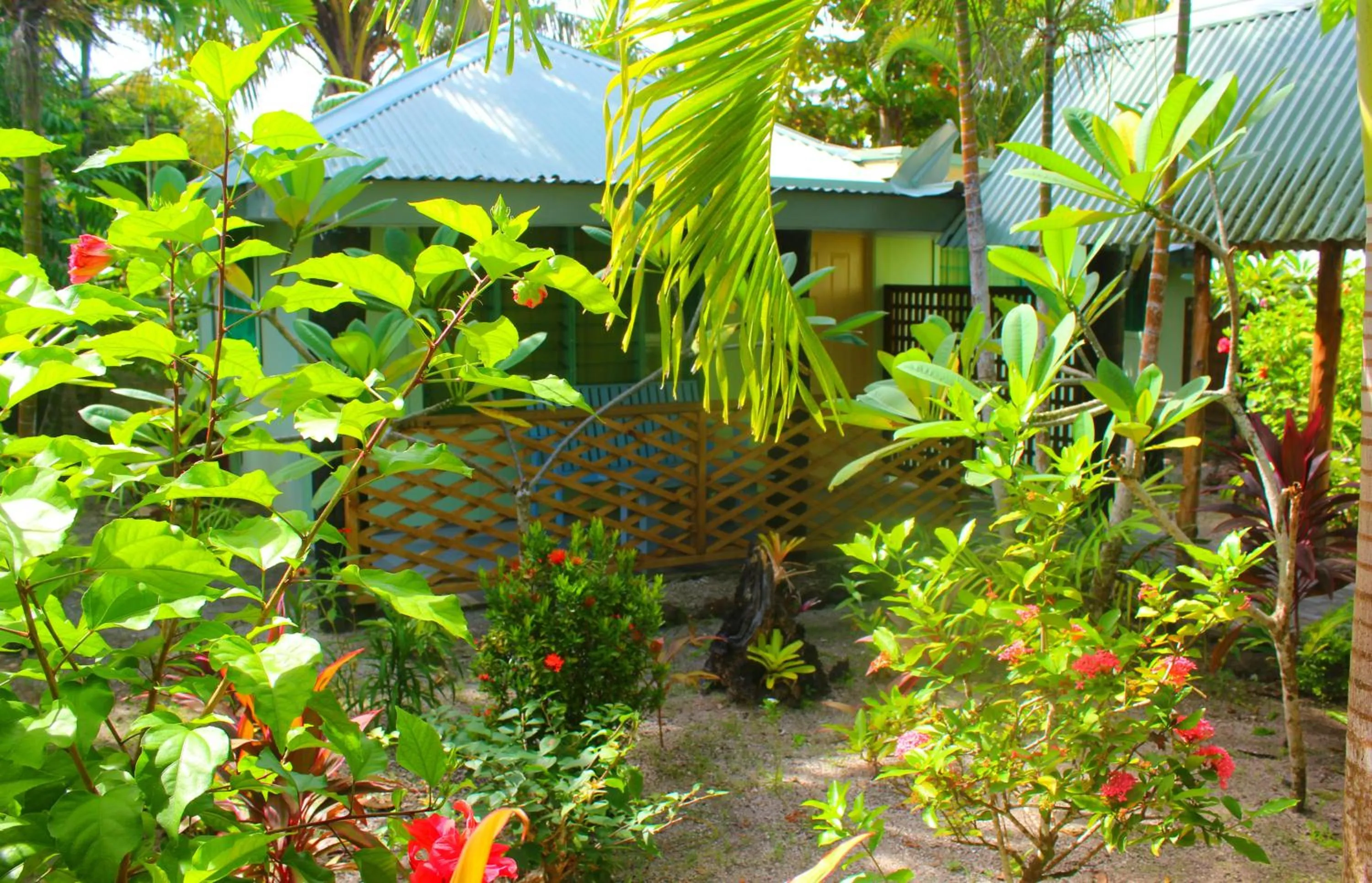 Garden in Le Uaina Beach Resort