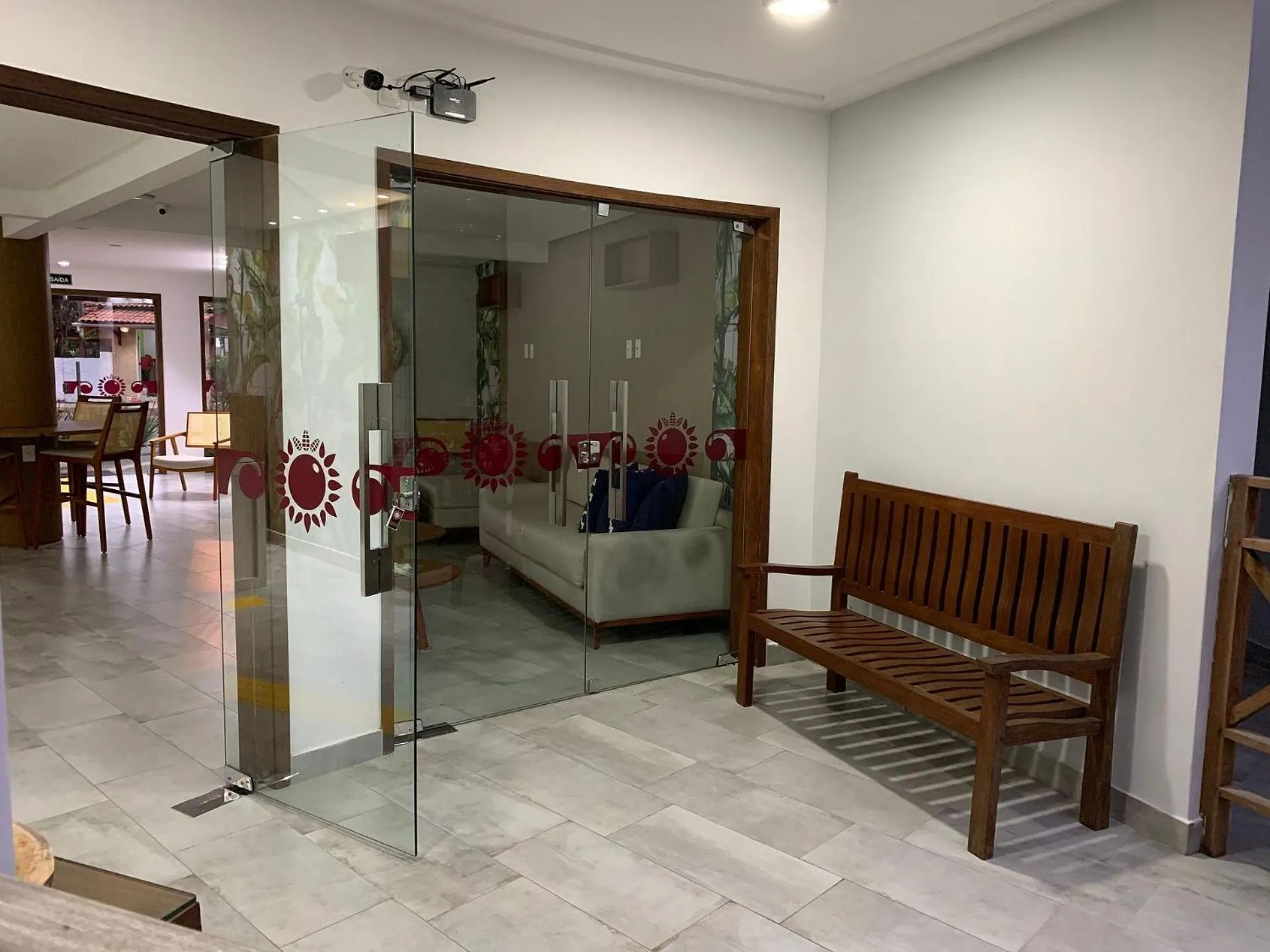 Lobby or reception in Apartamento moderno e totalmente acessível