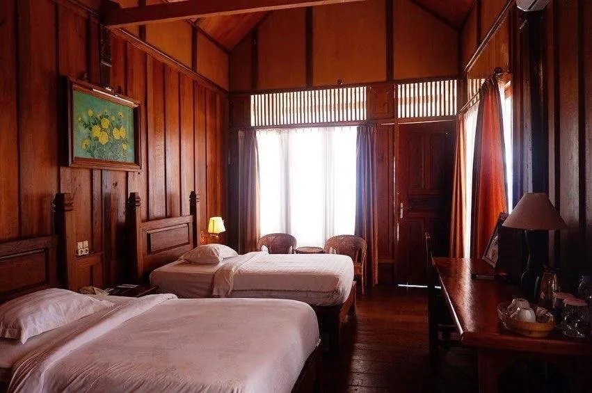 Bed in Wakatobi Patuno Diving and Beach Resort by SAHID