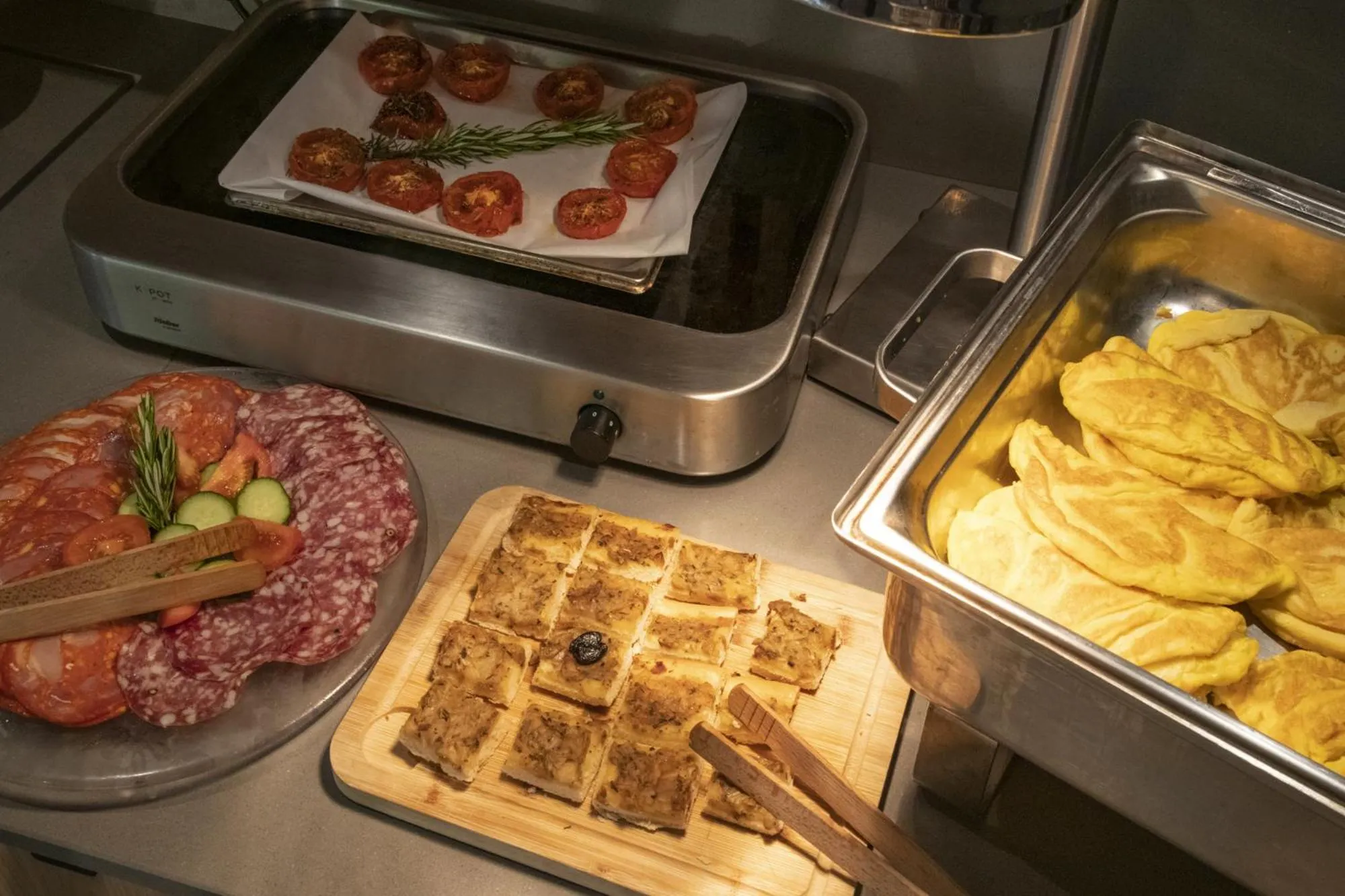 Buffet breakfast in Novotel Antibes Sophia Antipolis