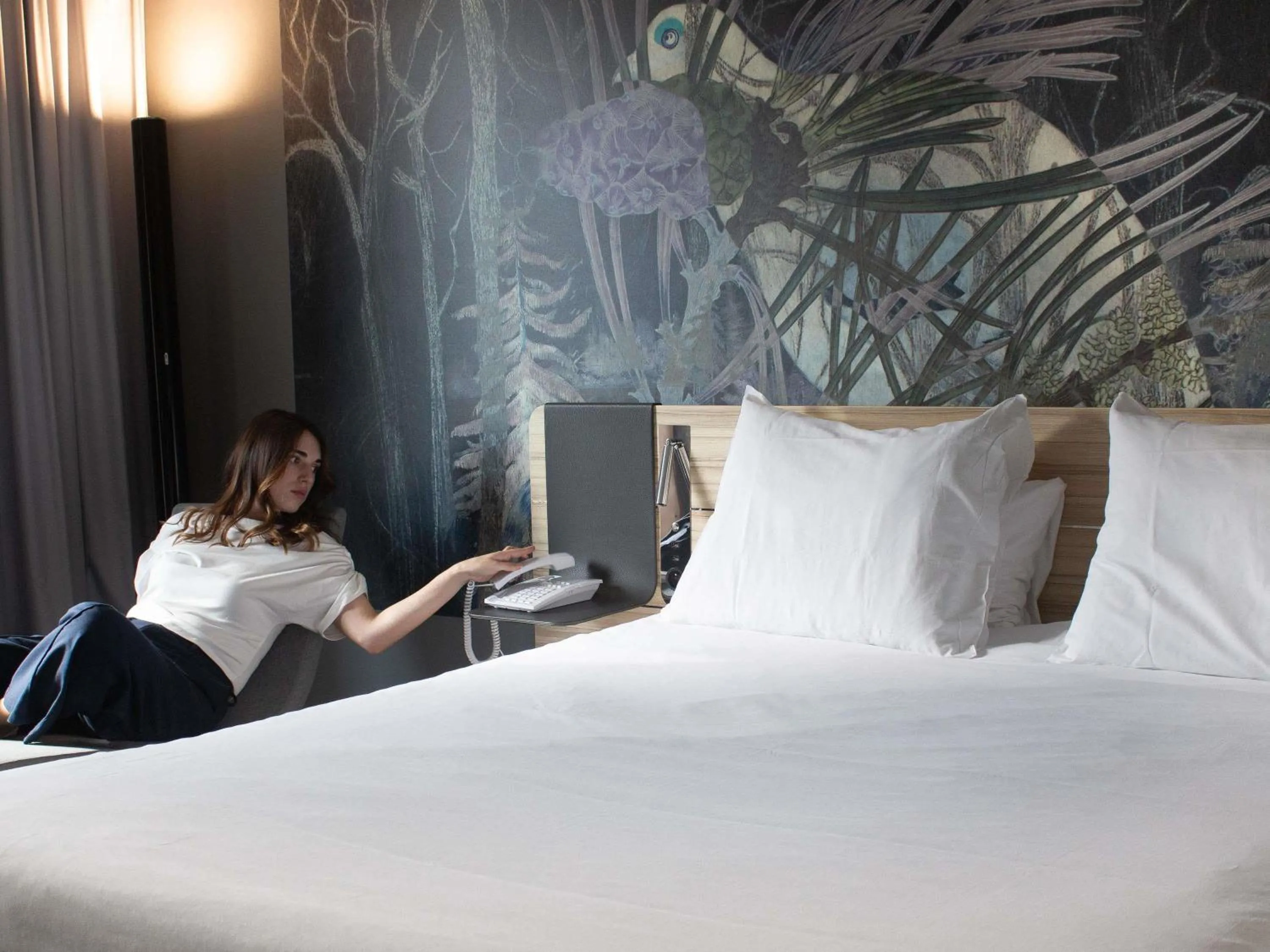 Bedroom, Bed in Novotel Narbonne Sud A9/A61