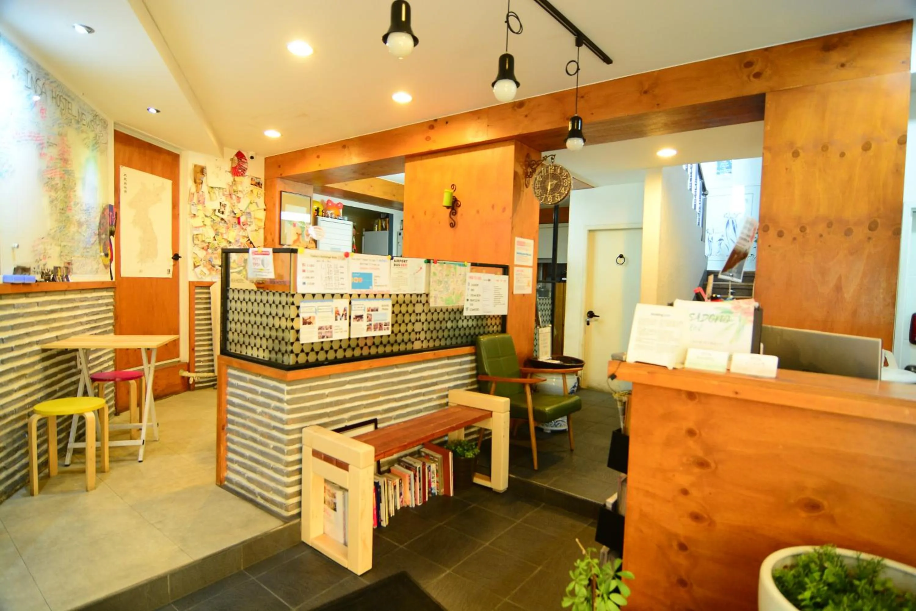 Lobby or reception in Insadong Hostel
