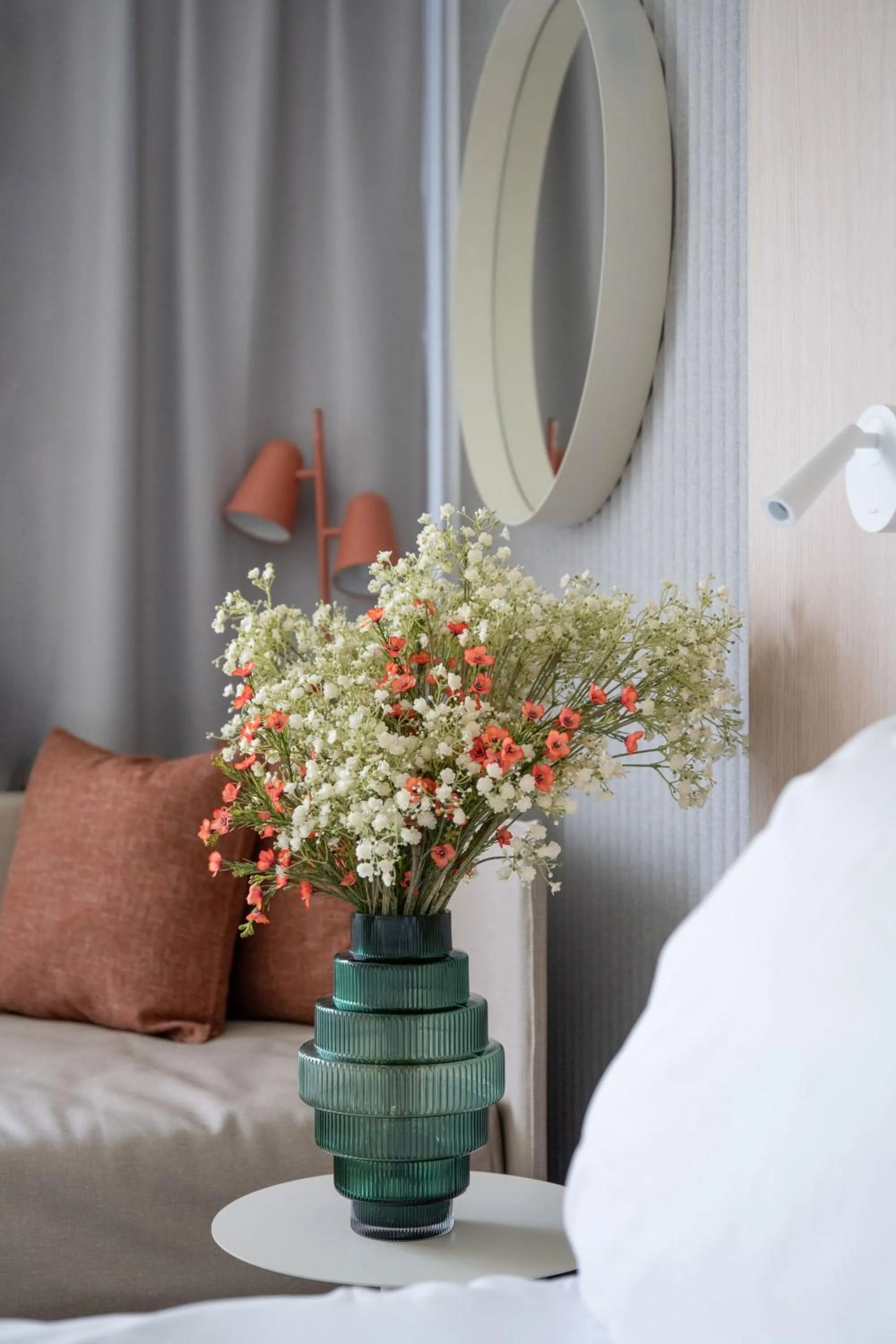 Decorative detail, Bed in Novotel Bordeaux Mérignac