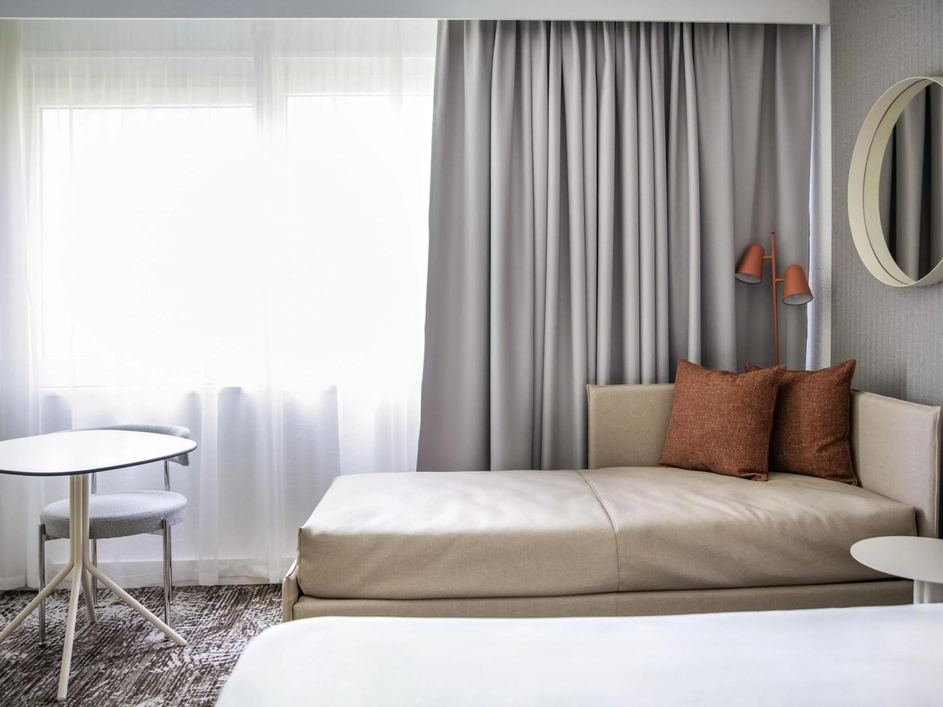 Bed in Novotel Bordeaux Mérignac