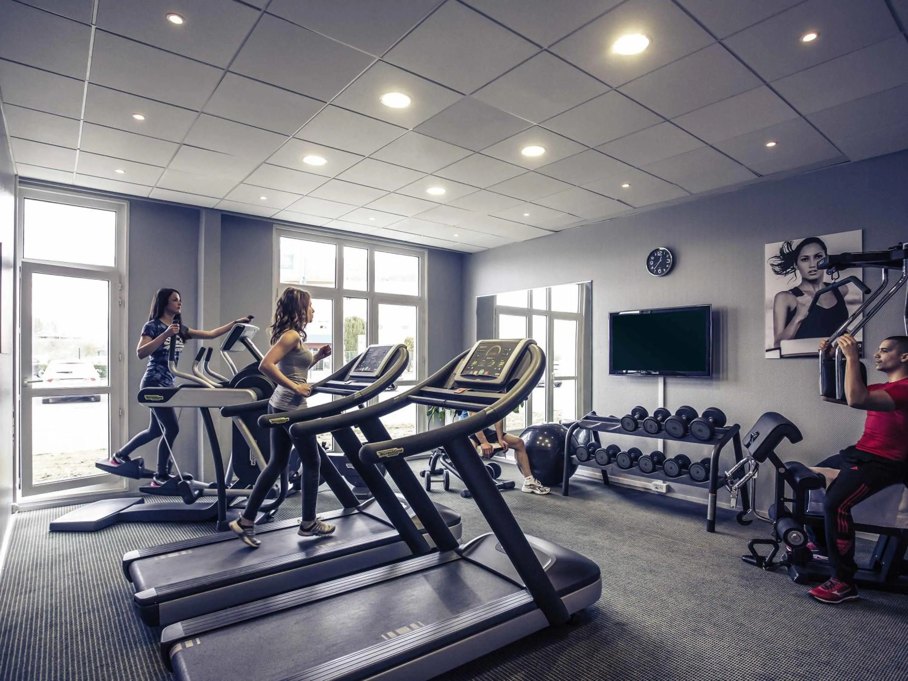 Fitness centre/facilities in Novotel Bourges