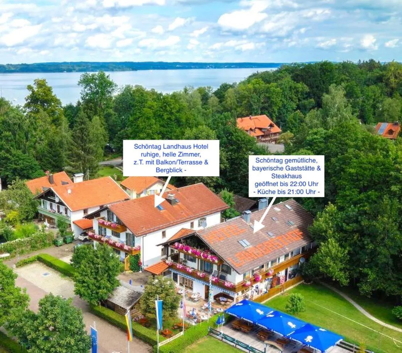 Bird's eye view in Hotel Landgasthof Schöntag