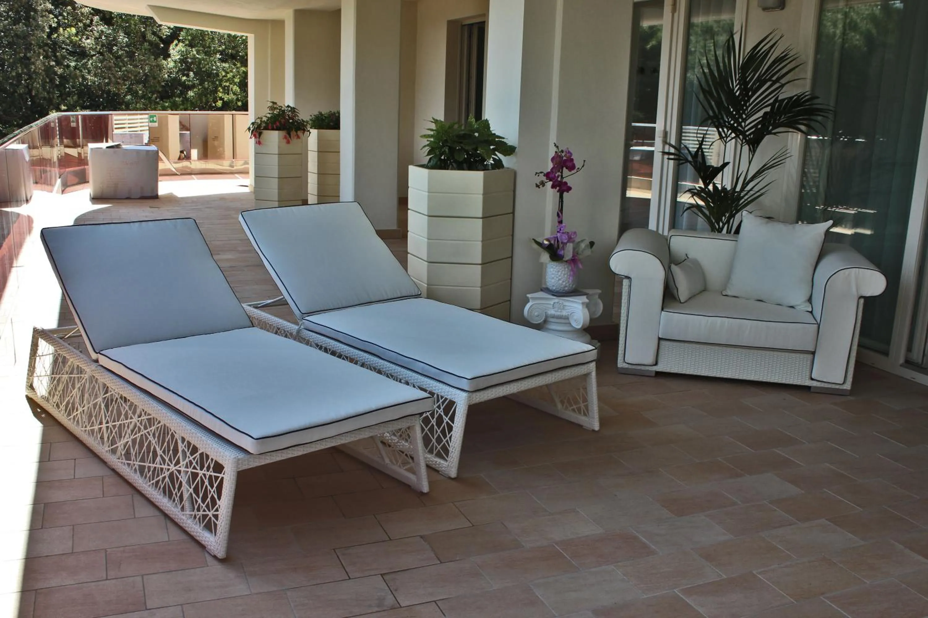 Balcony/Terrace in Boutique Hotel Paradiso Bovelacci