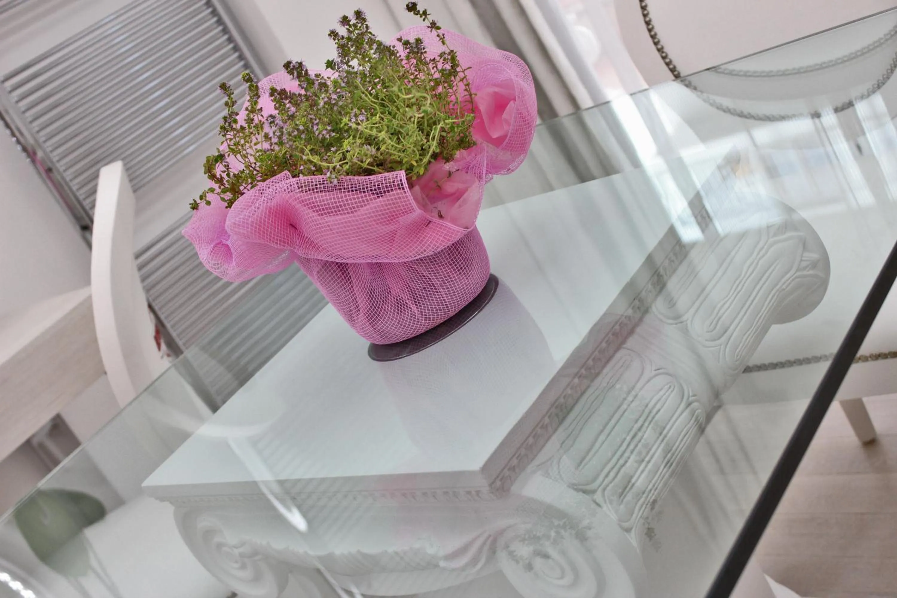 Decorative detail in Boutique Hotel Paradiso Bovelacci