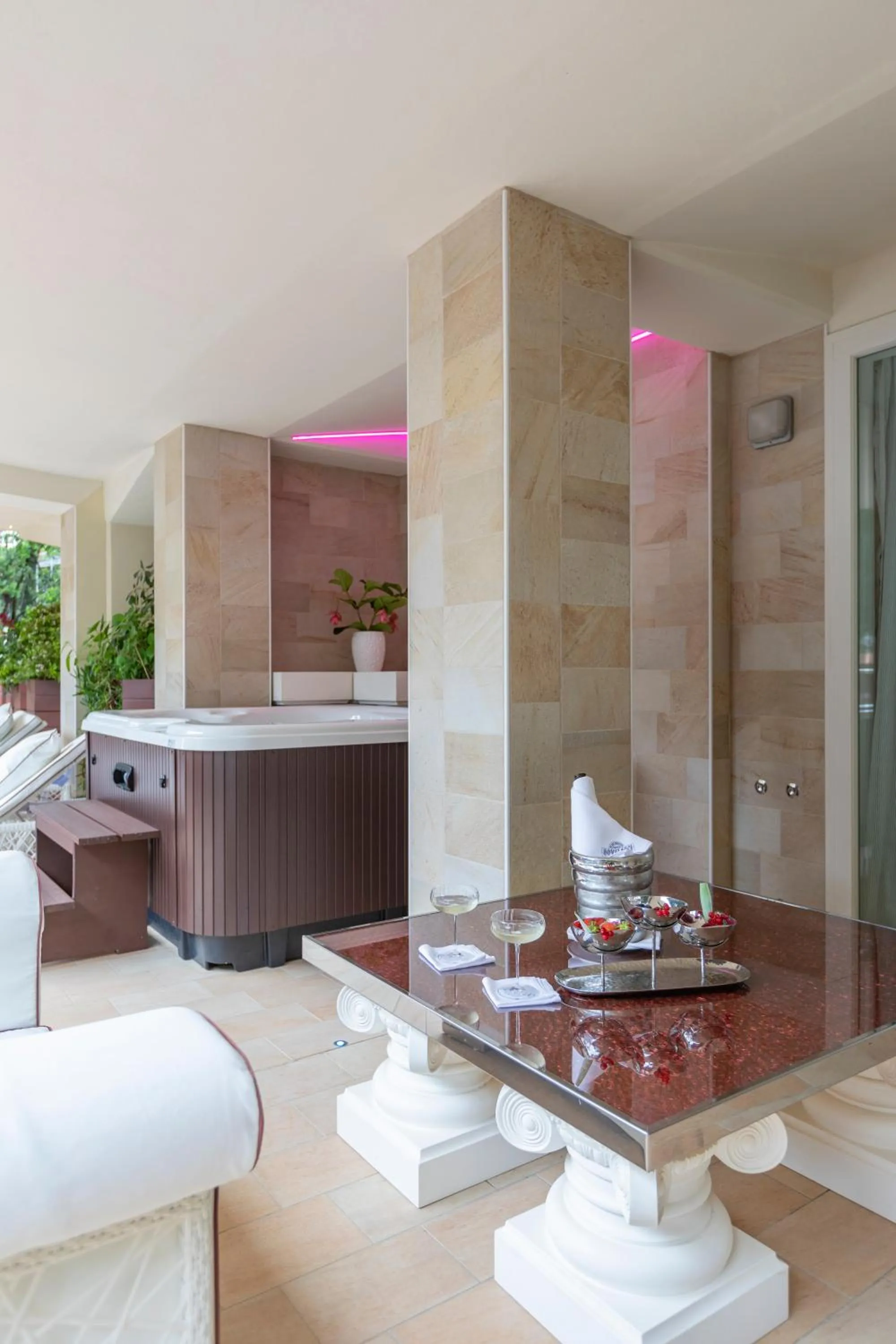 Living room in Boutique Hotel Paradiso Bovelacci