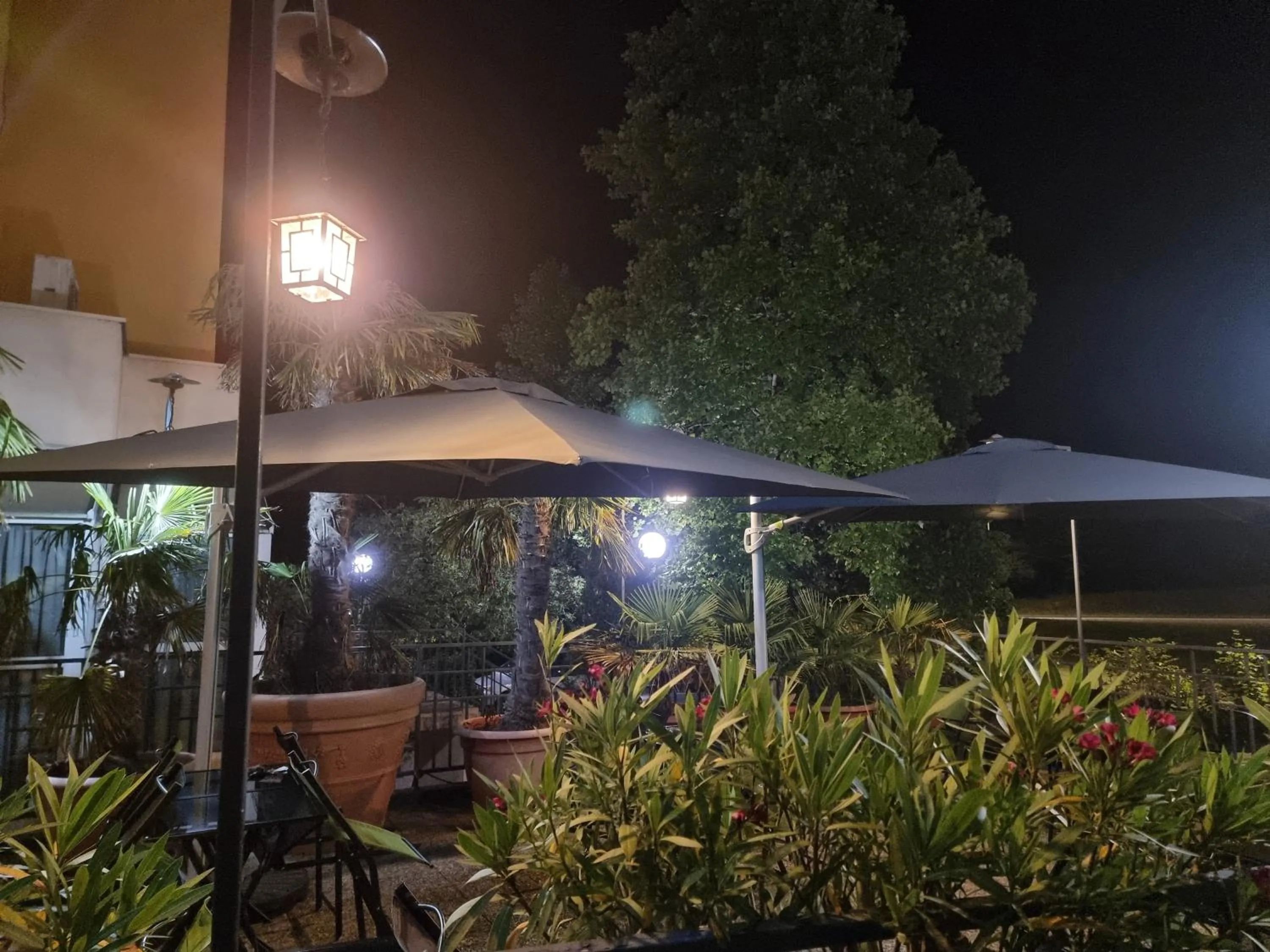 Patio in Hôtel Restaurant Le Relais - Pau Nord