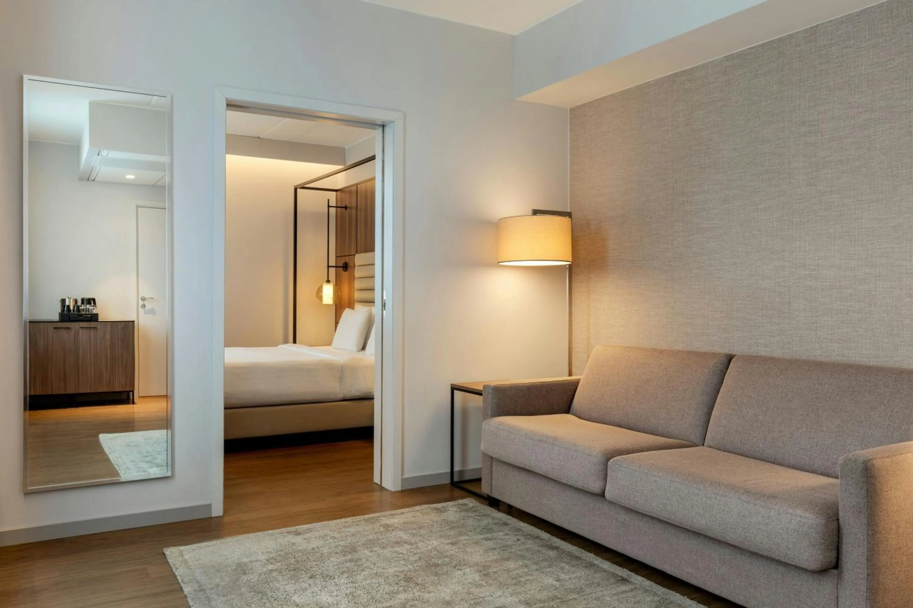 Photo of the whole room, Bed in AC Hotel by Marriott Stockholm Ulriksdal