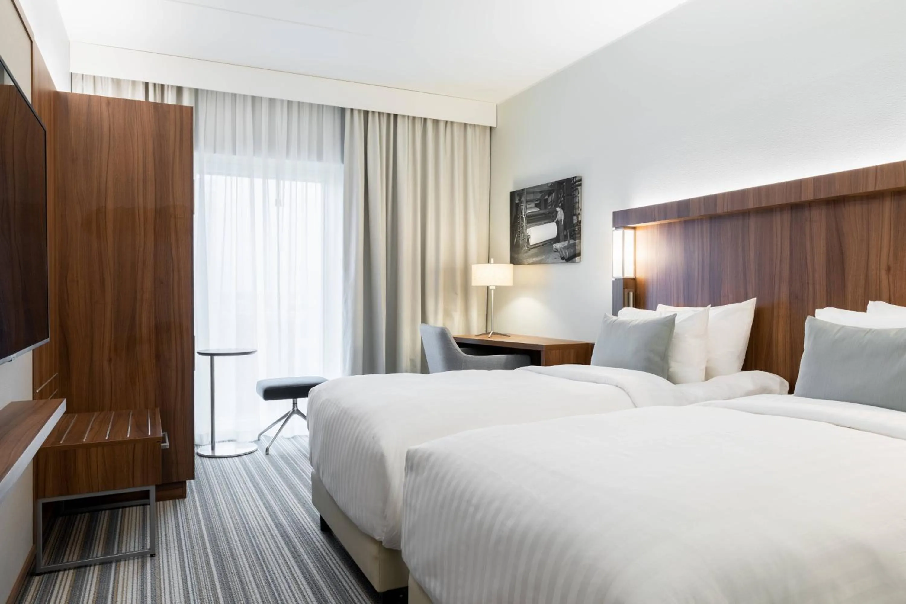 Photo of the whole room, Bed in Courtyard Tampere City