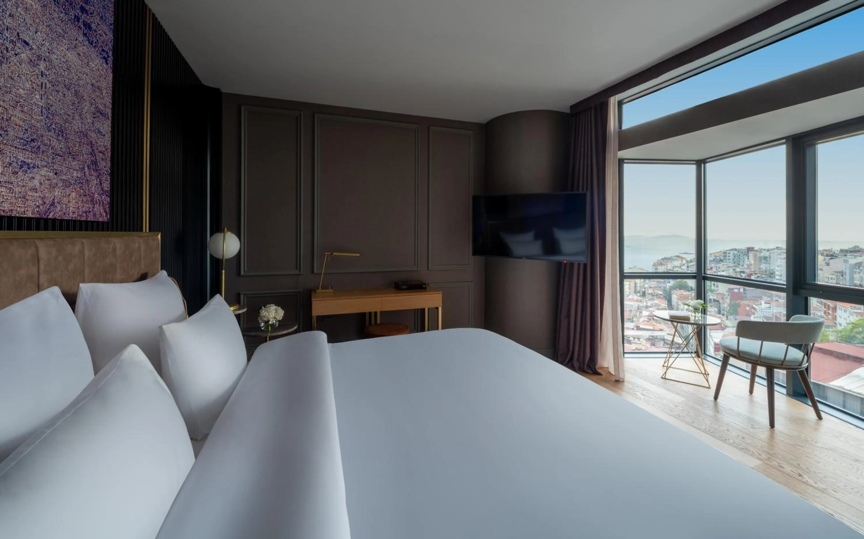 Bedroom, Bed in Sofitel Istanbul Taksim