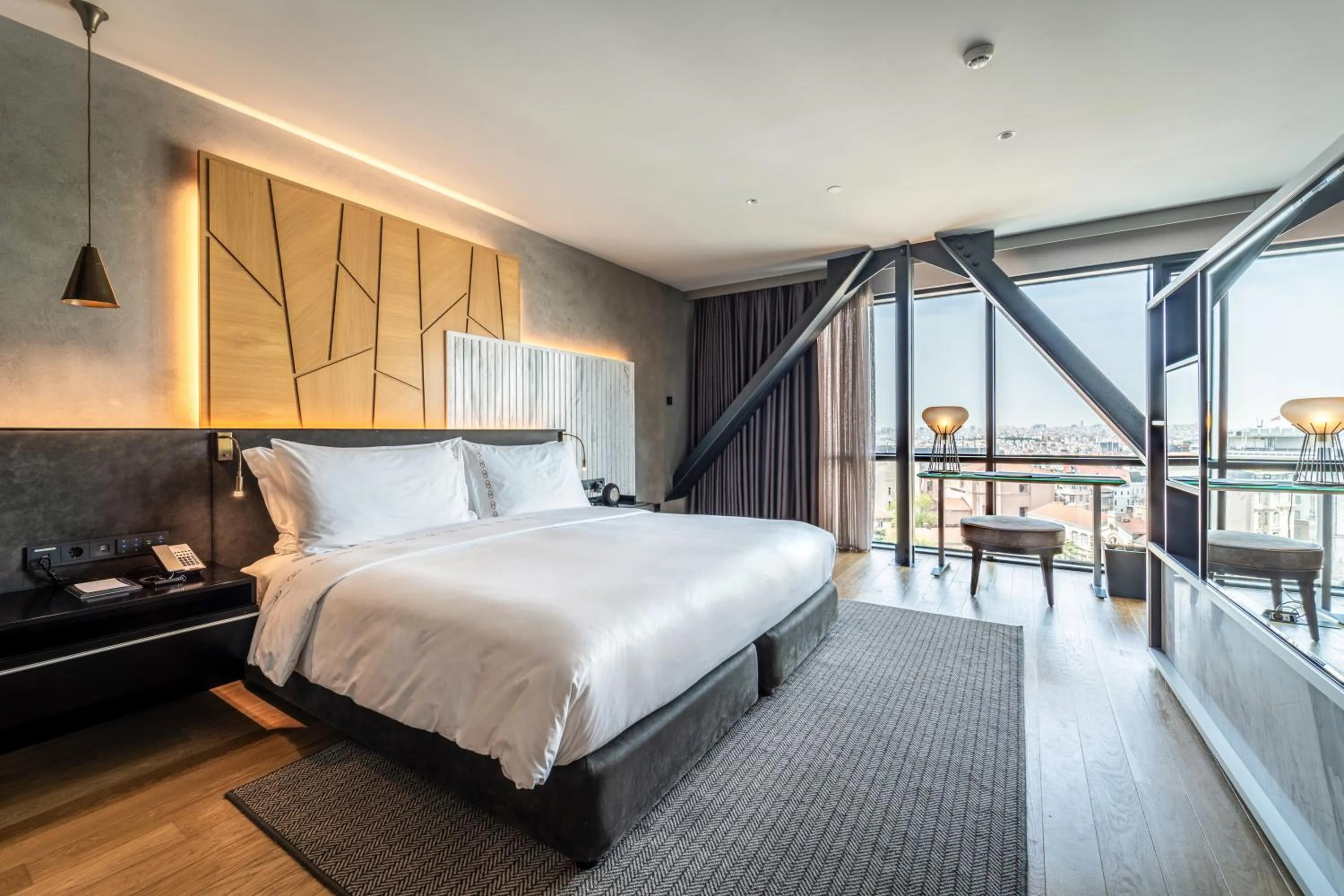 View (from property/room), Bed in Sofitel Istanbul Taksim