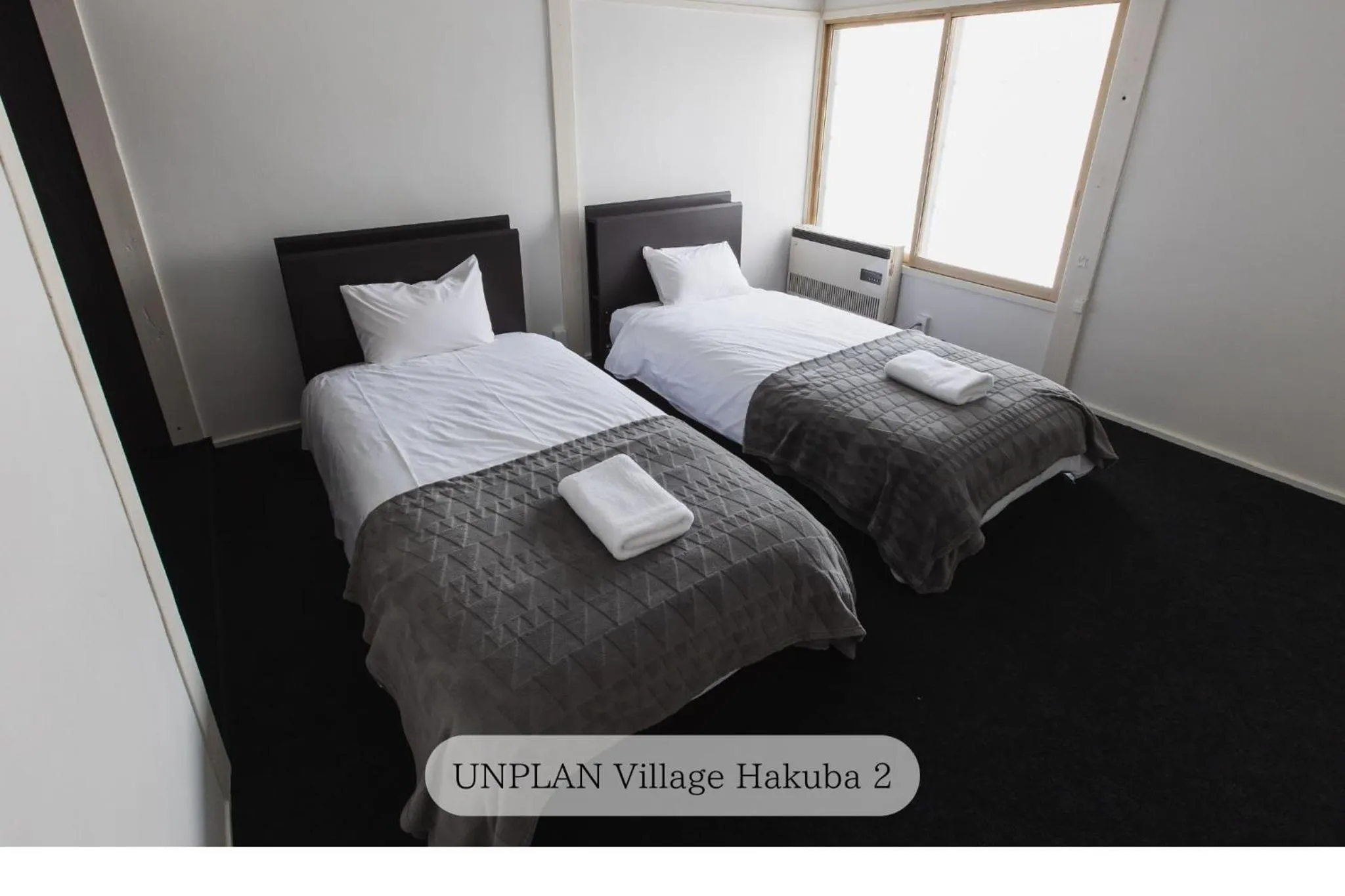 Bed in UNPLAN Village Hakuba