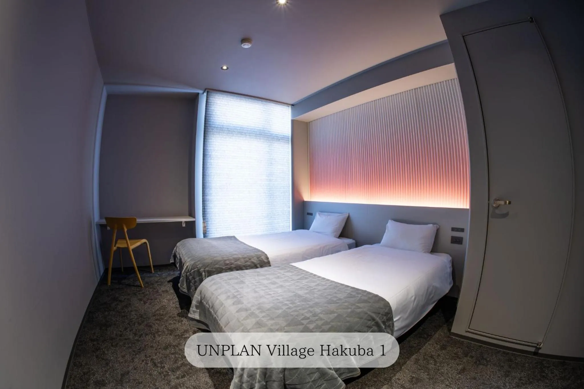 Bed in UNPLAN Village Hakuba