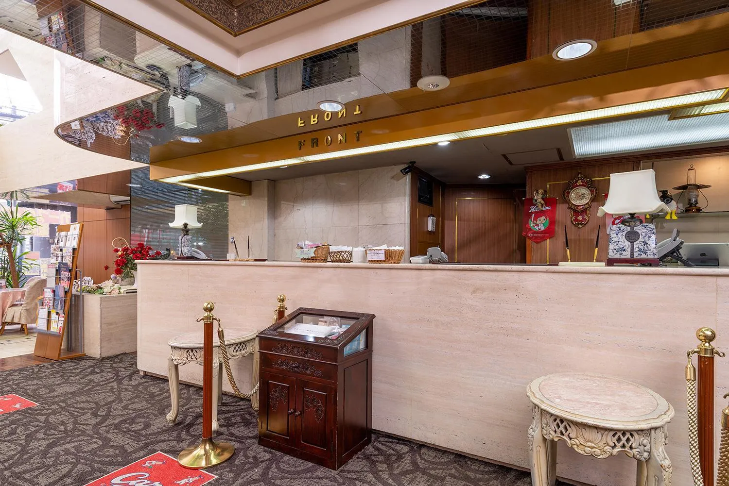 Lobby or reception in Hiroshima Intelligent Hotel Stadium Mae