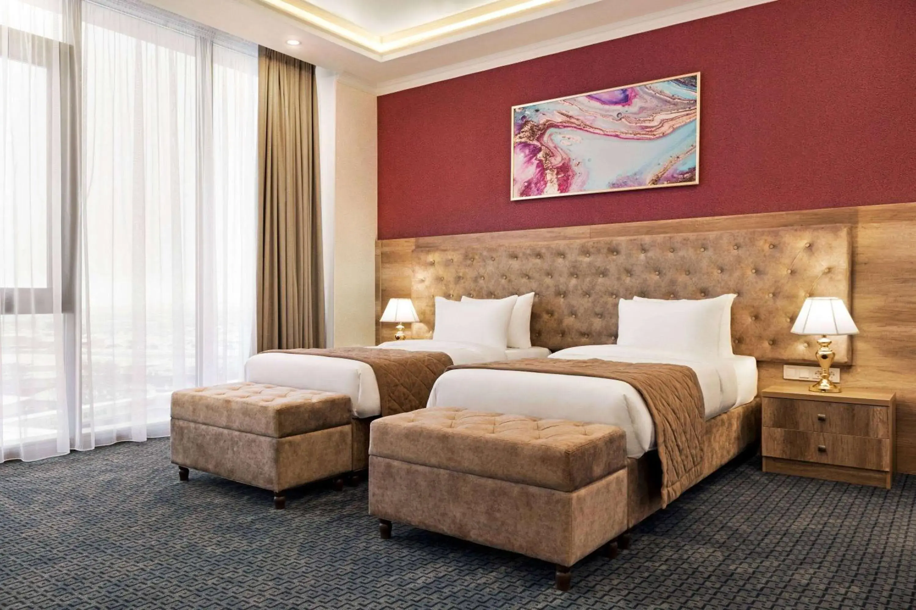 Twin Room - single occupancy - Non-Smoking in Ramada by Wyndham Shymkent Twin Room - single occupancy - Non-Smoking in Ramada by Wyndham Shymkent