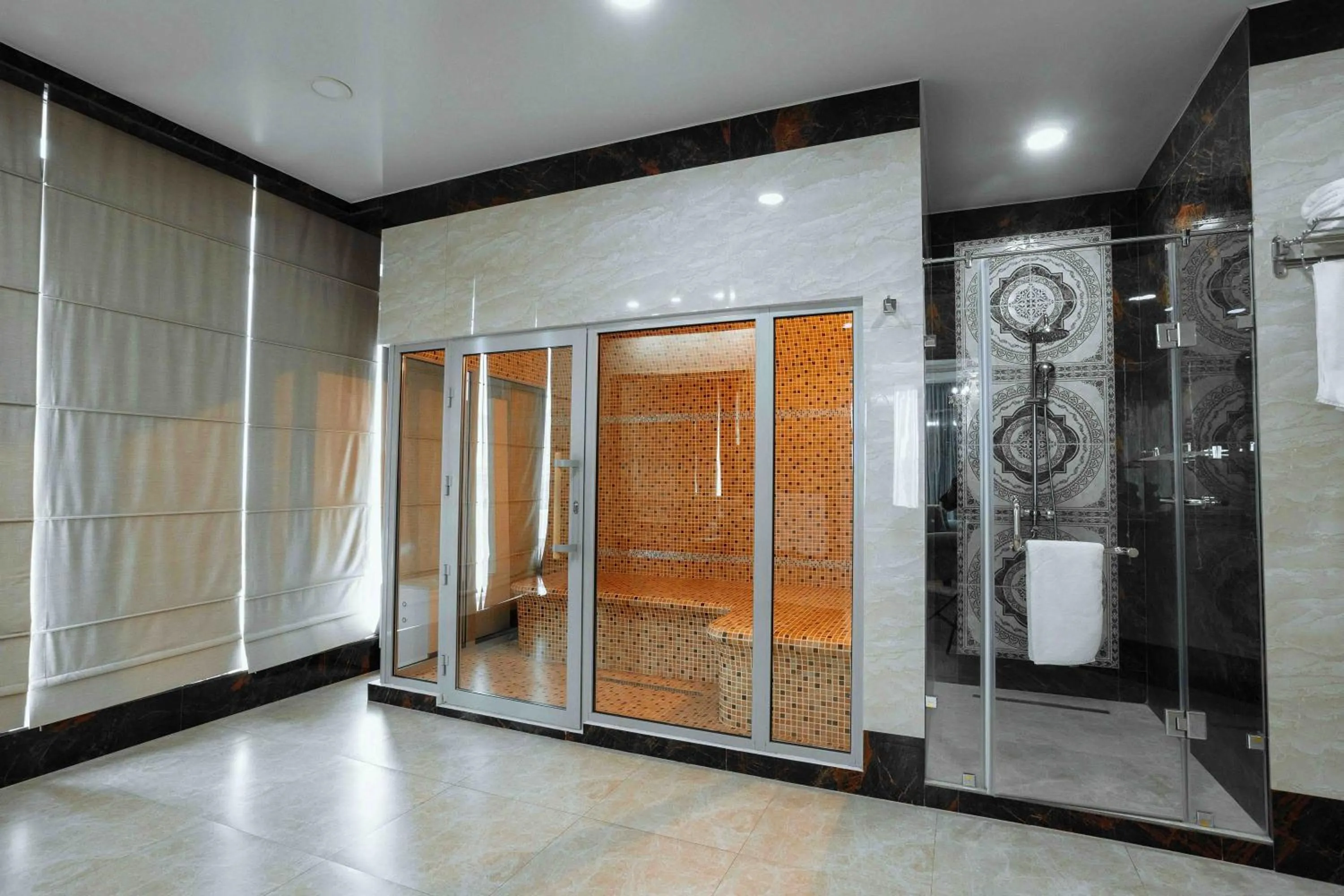 Shower in Ramada by Wyndham Shymkent