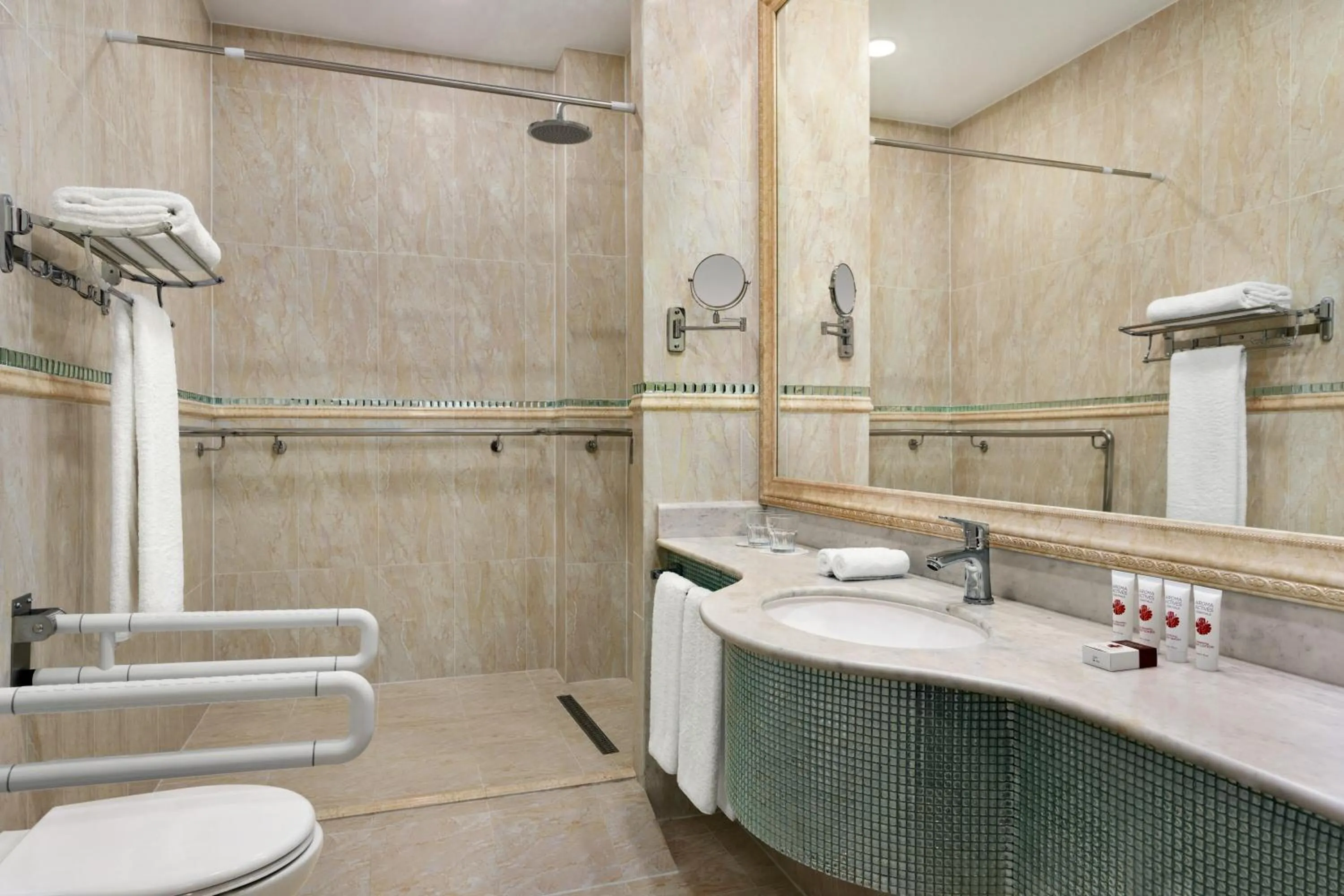 Shower in Ramada by Wyndham Shymkent