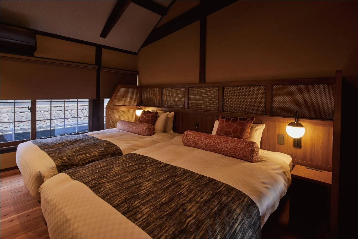 Bedroom, Bed in Tomonoura Shiomachi Hotel