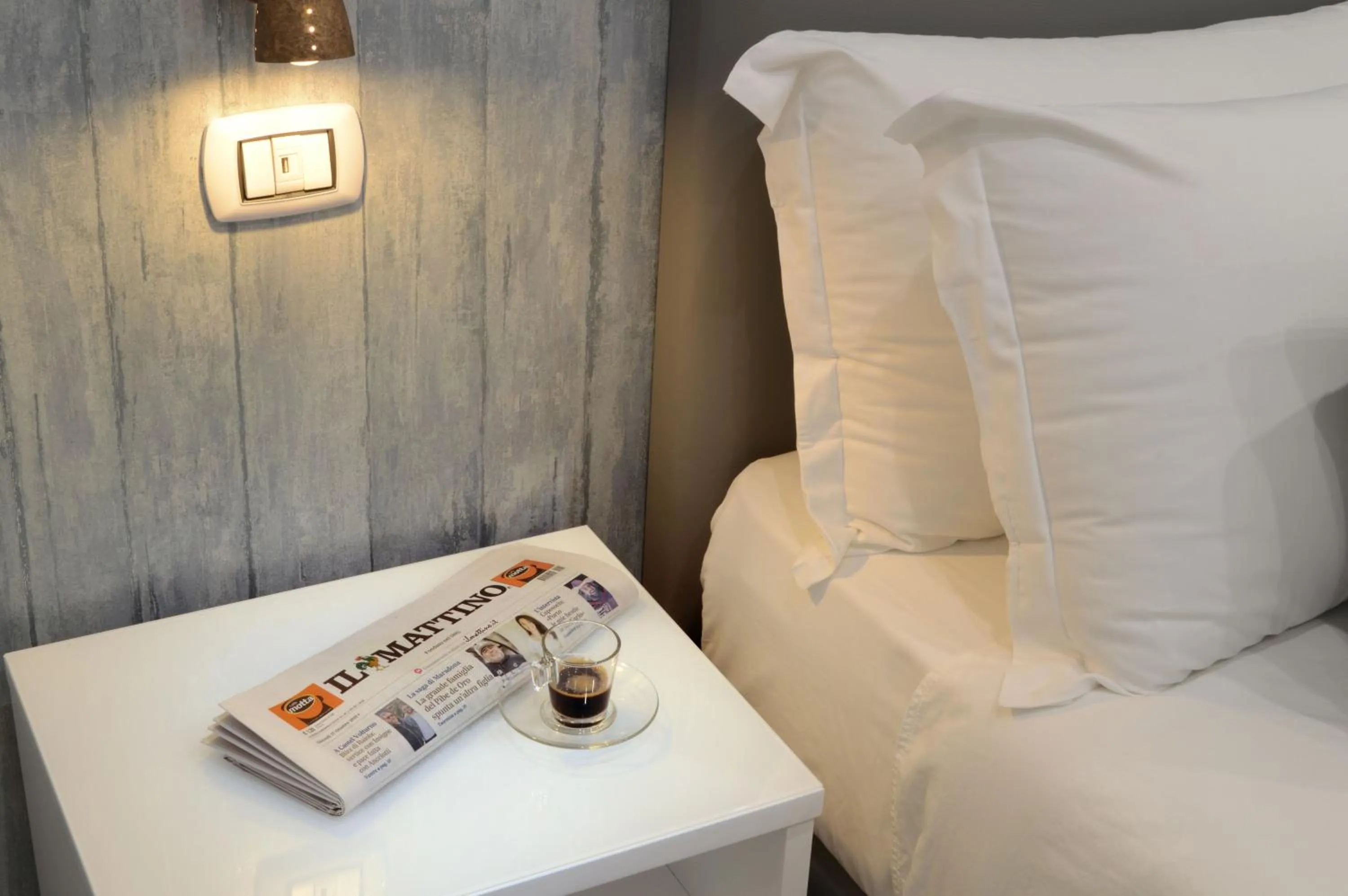 Bed in Napoliseason Rooms & Breakfast