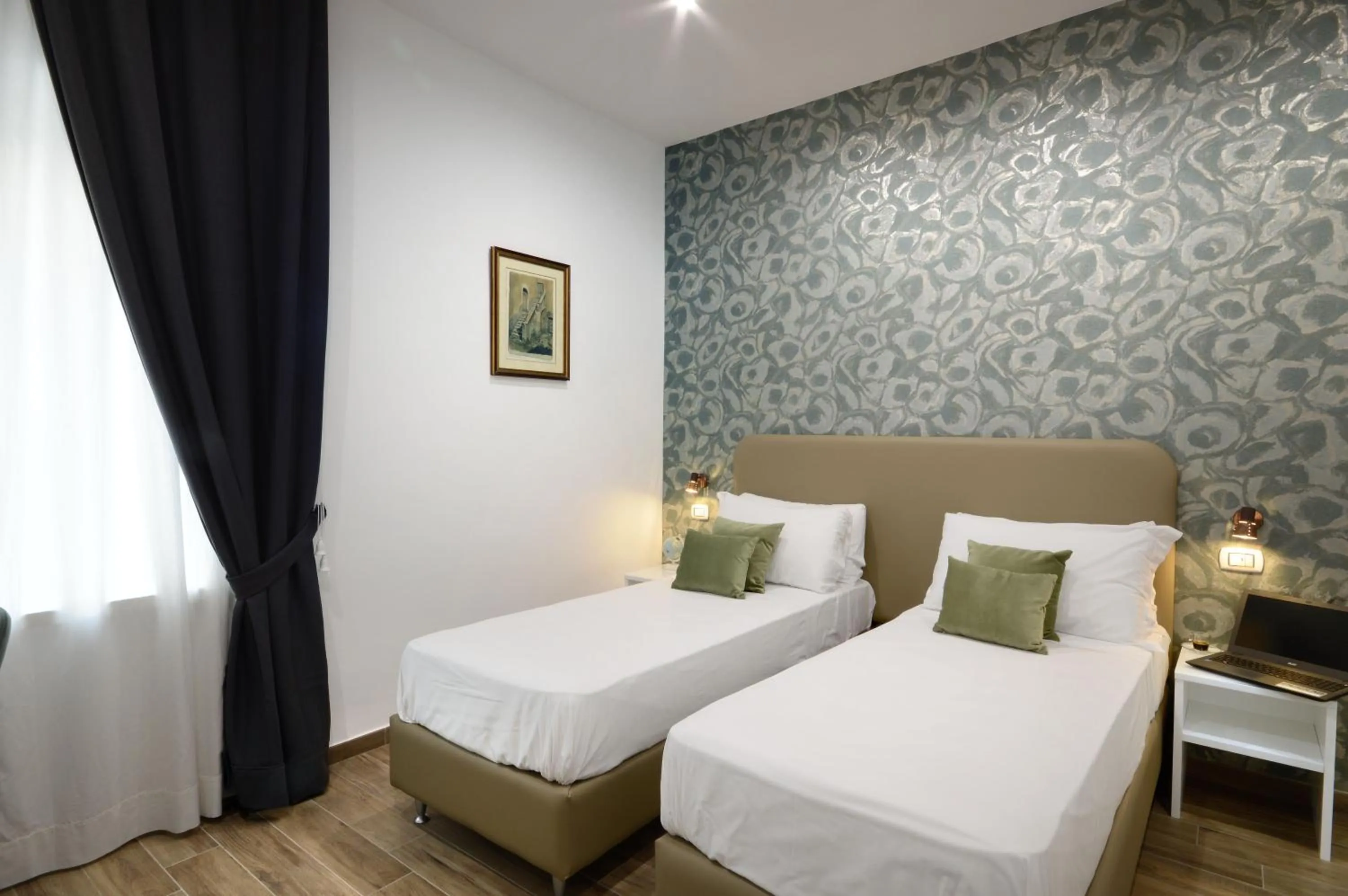 Bed in Napoliseason Rooms & Breakfast