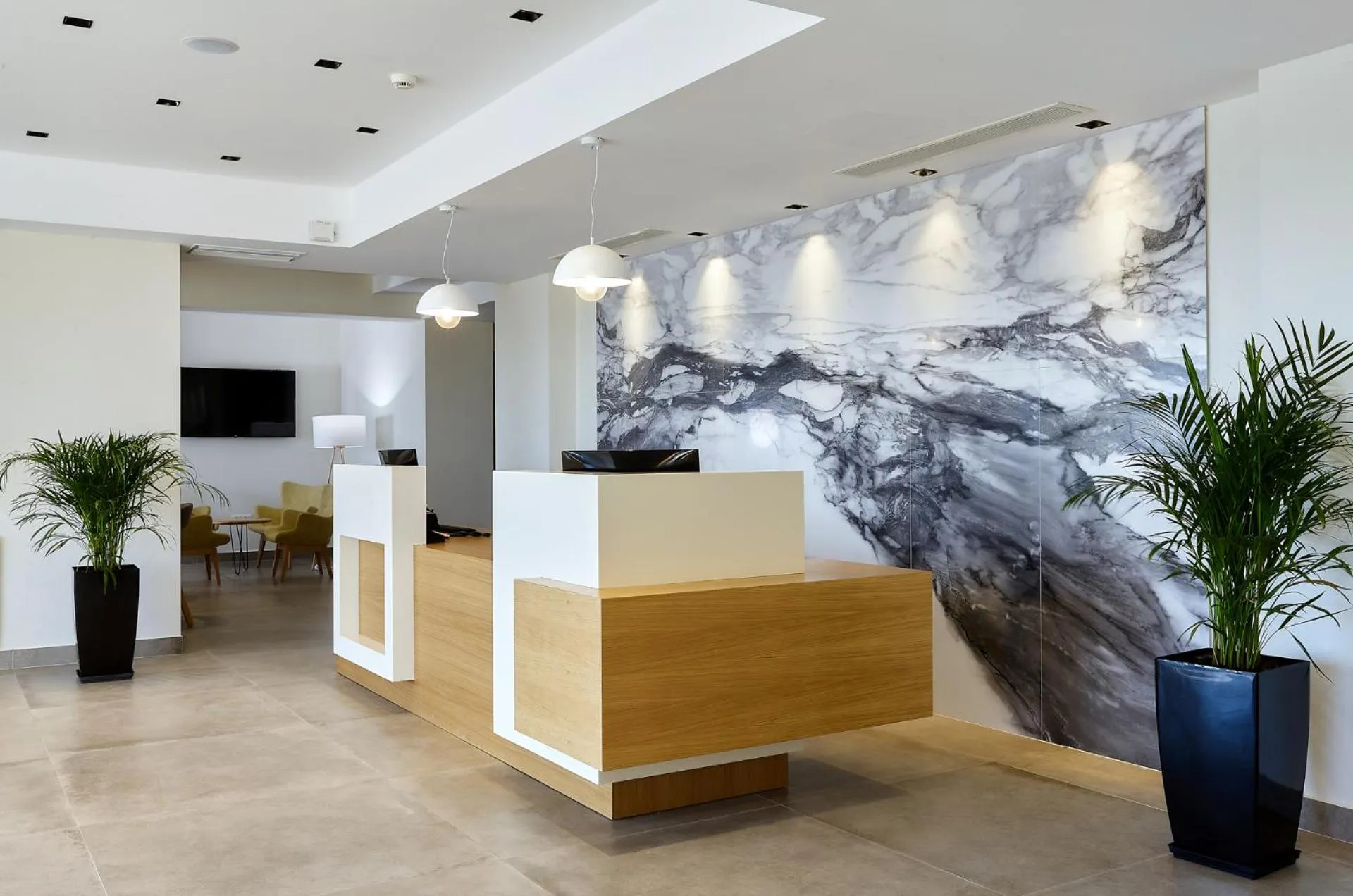 Lobby or reception in Enorme Santanna Beach