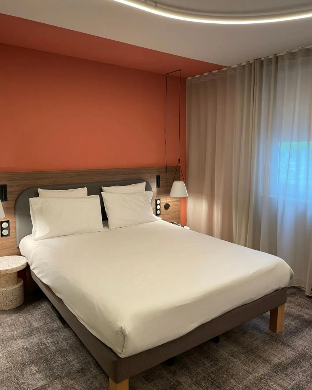 Bed in Novotel Suites Clermont Ferrand Polydome