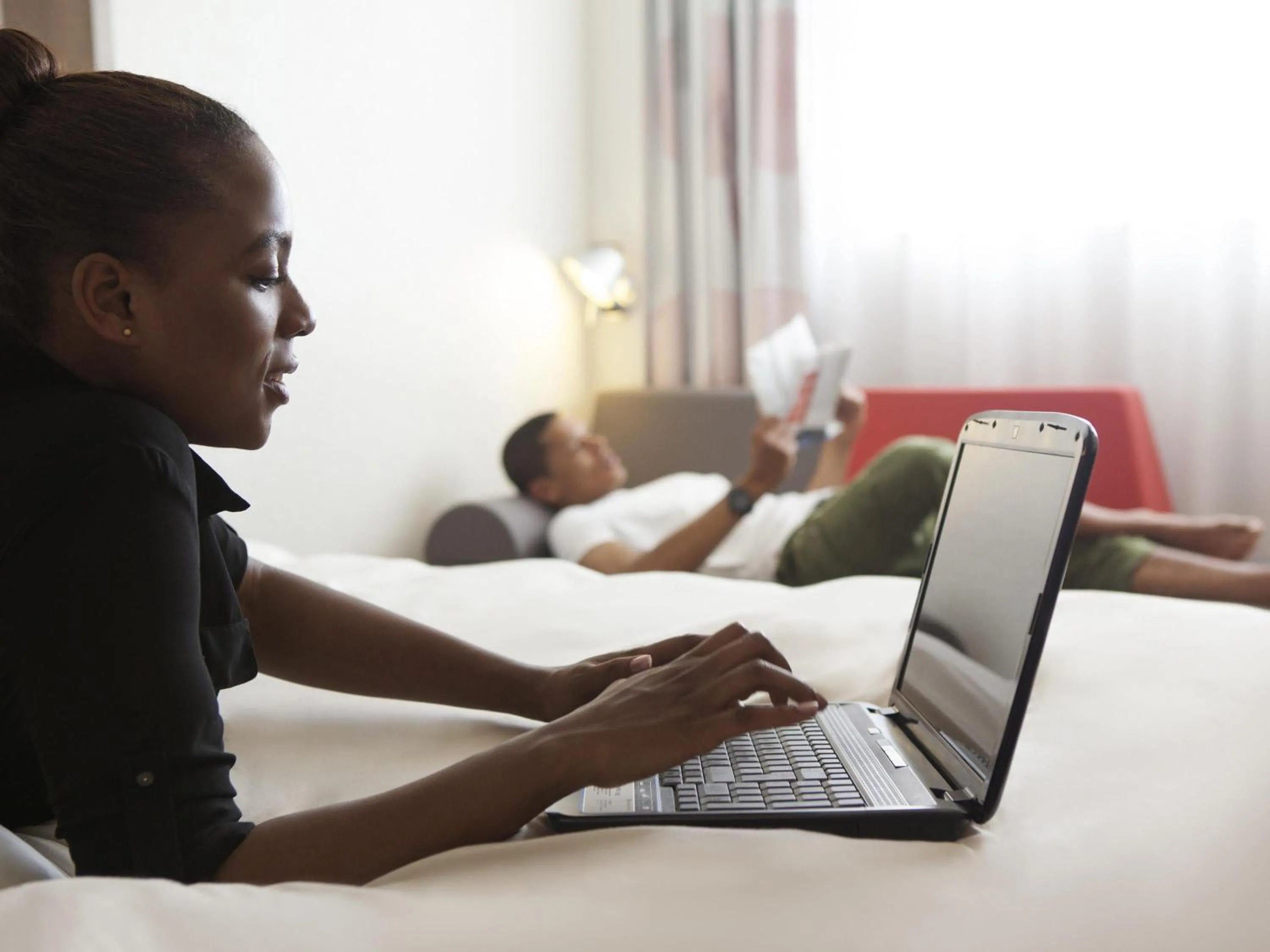 Bedroom, Bed in Novotel Massy Palaiseau