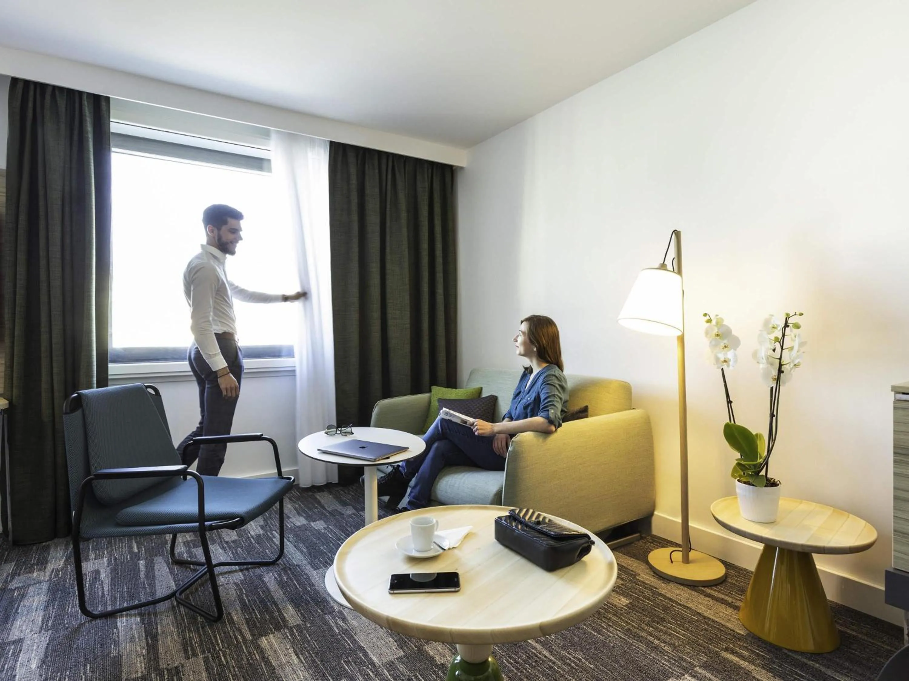 Bedroom in Novotel Annecy Centre