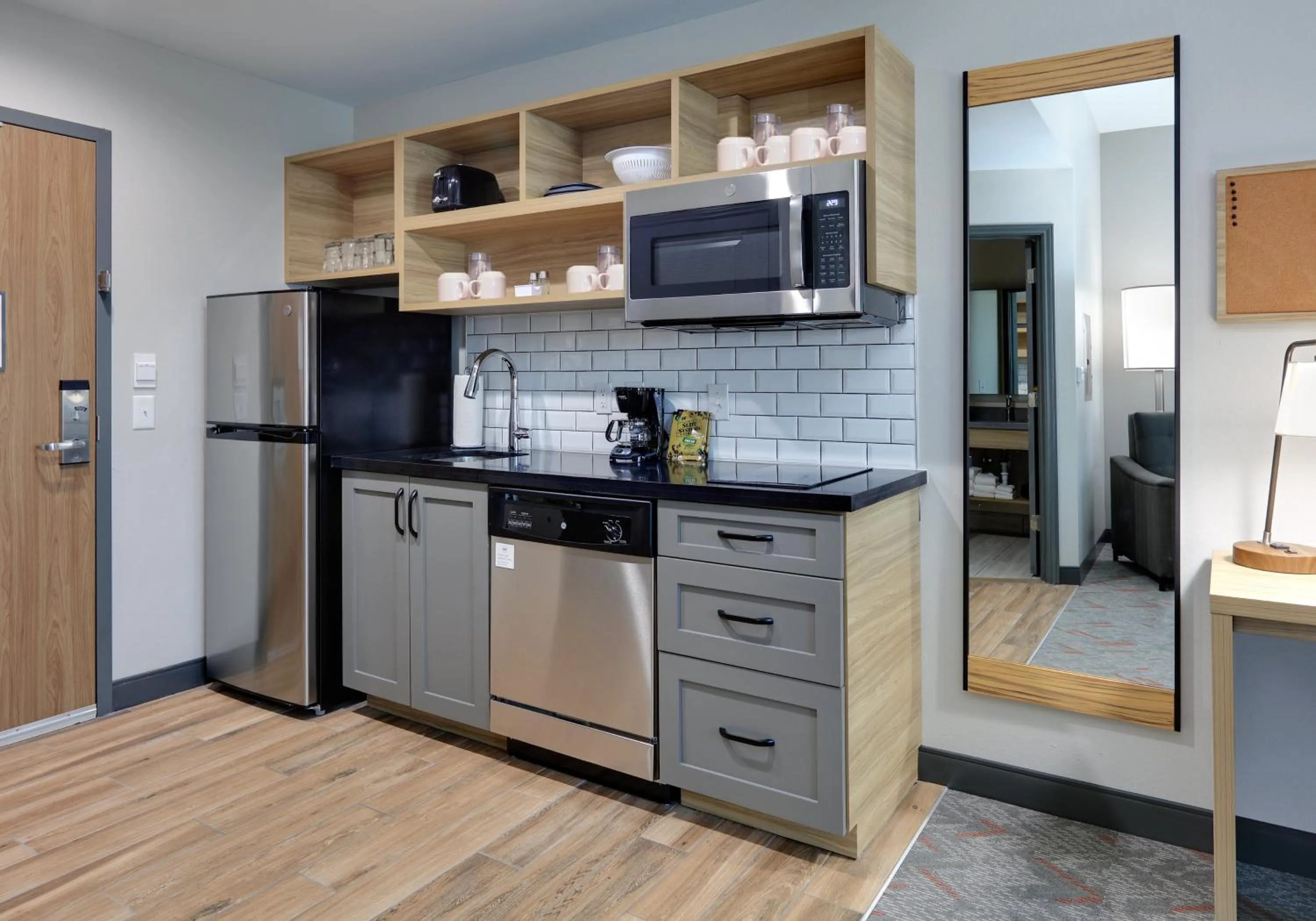 Bedroom in Candlewood Suites DFW West - Hurst by IHG