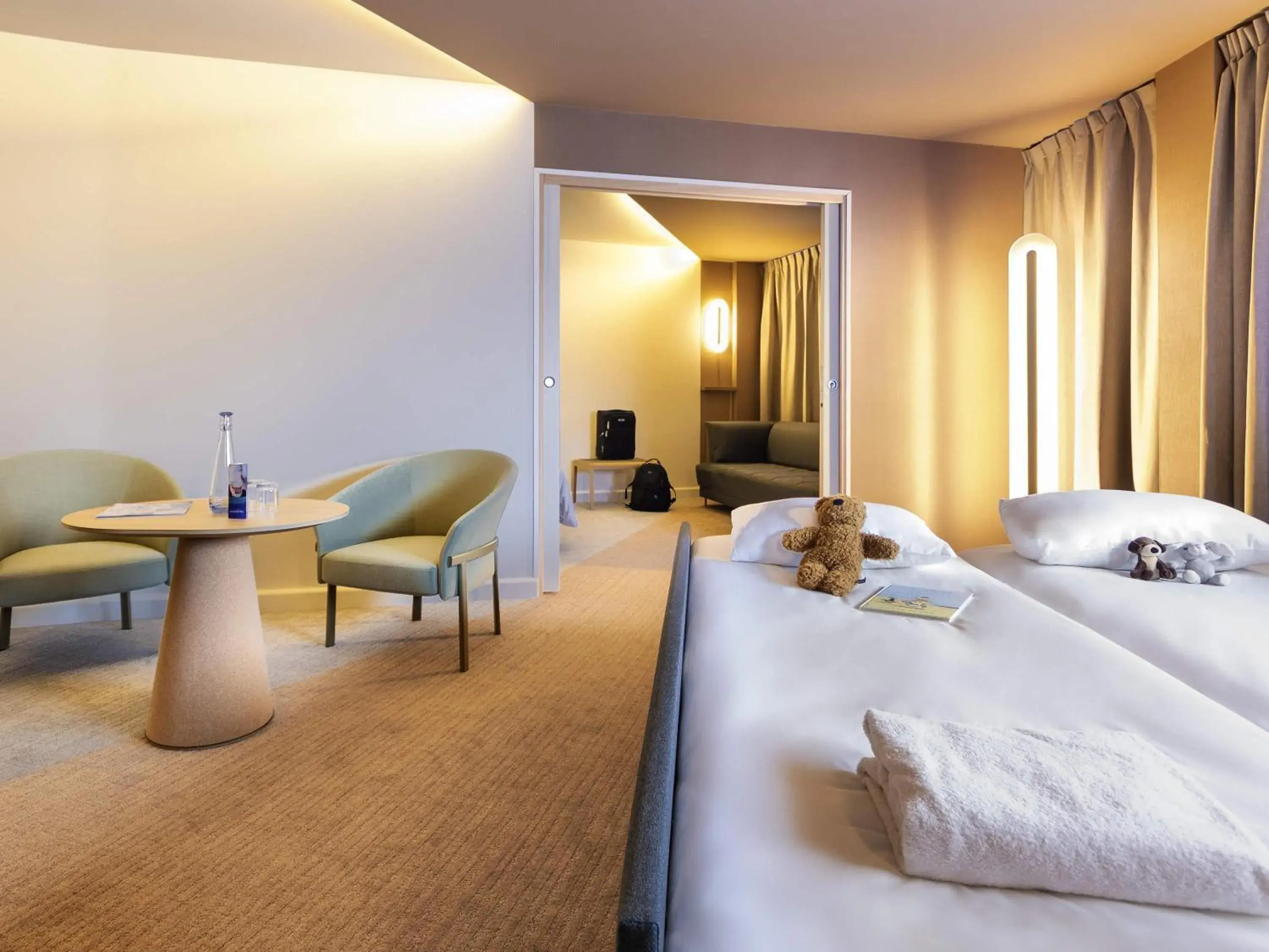 Family Suite with One Double Bed and Two Sofa Beds in Novotel Paris Orly Rungis Aéroport Family Suite with One Double Bed and Two Sofa Beds in Novotel Paris Orly Rungis Aéroport