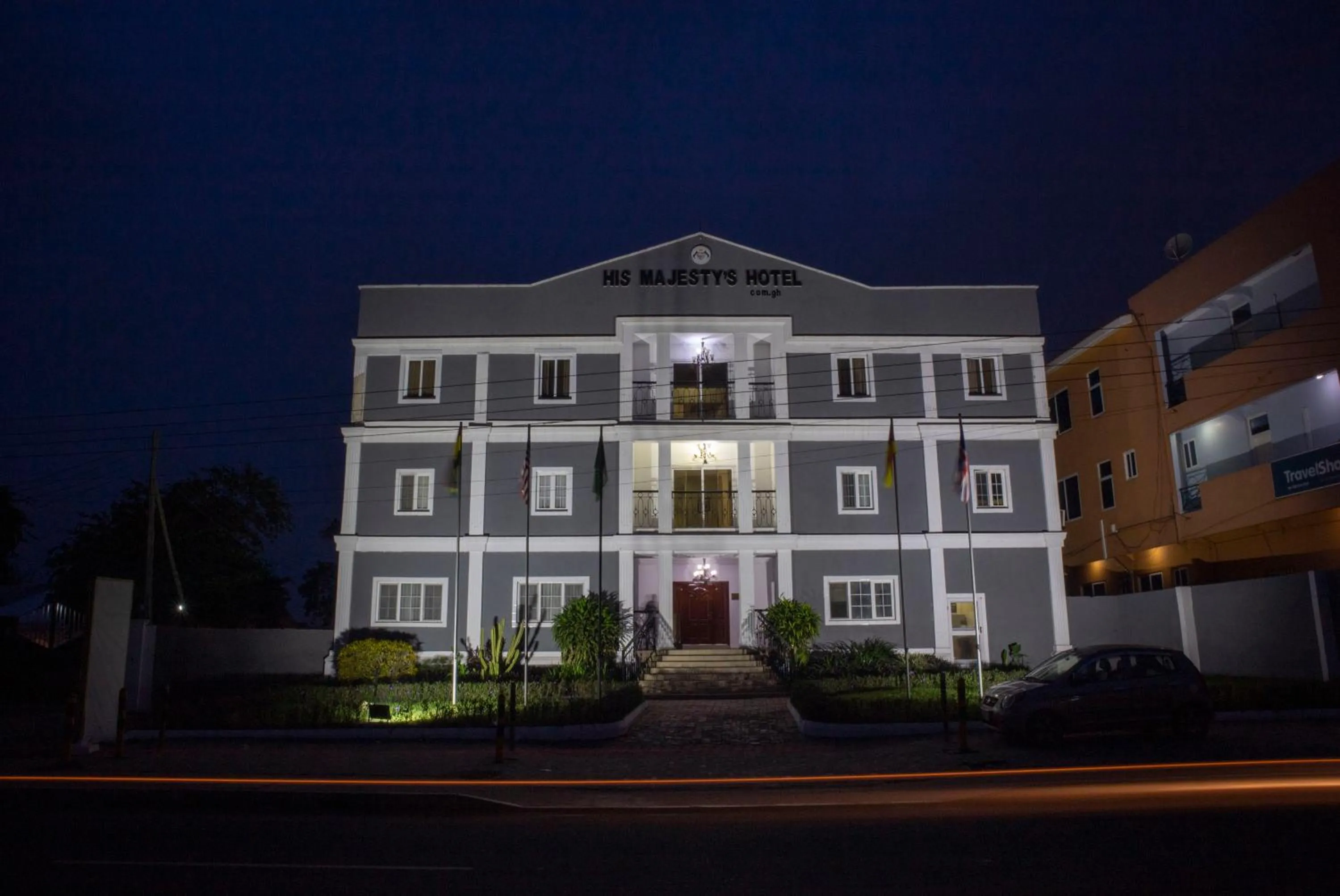 Property building in His Majesty's Hotel and Apartments